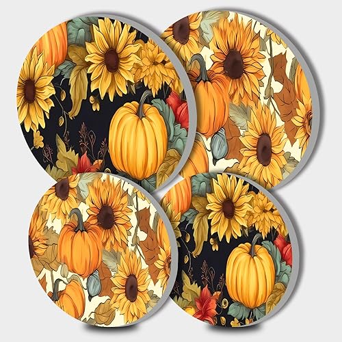 Juego de 4 fundas para quemadores de estufas artísticas de especias y aromas, pimienta, cubiertas superiores para quemadores de gas, estufa