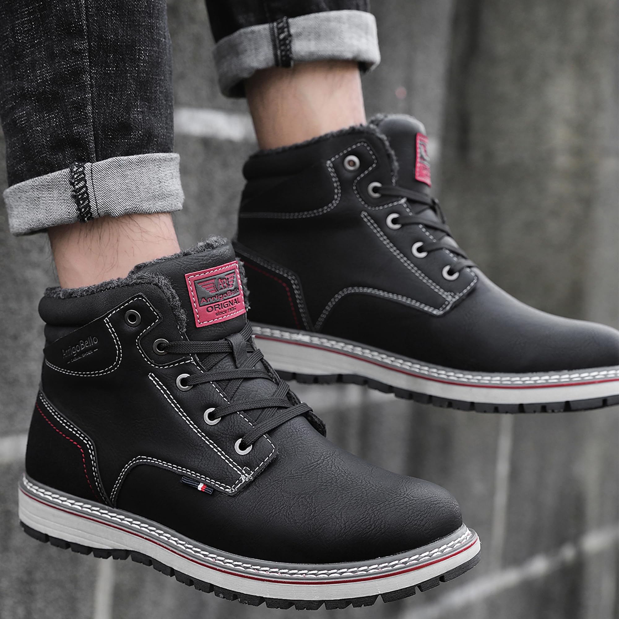 ARRIGO BELLO Botas Hombre Invierno Botines Nieve