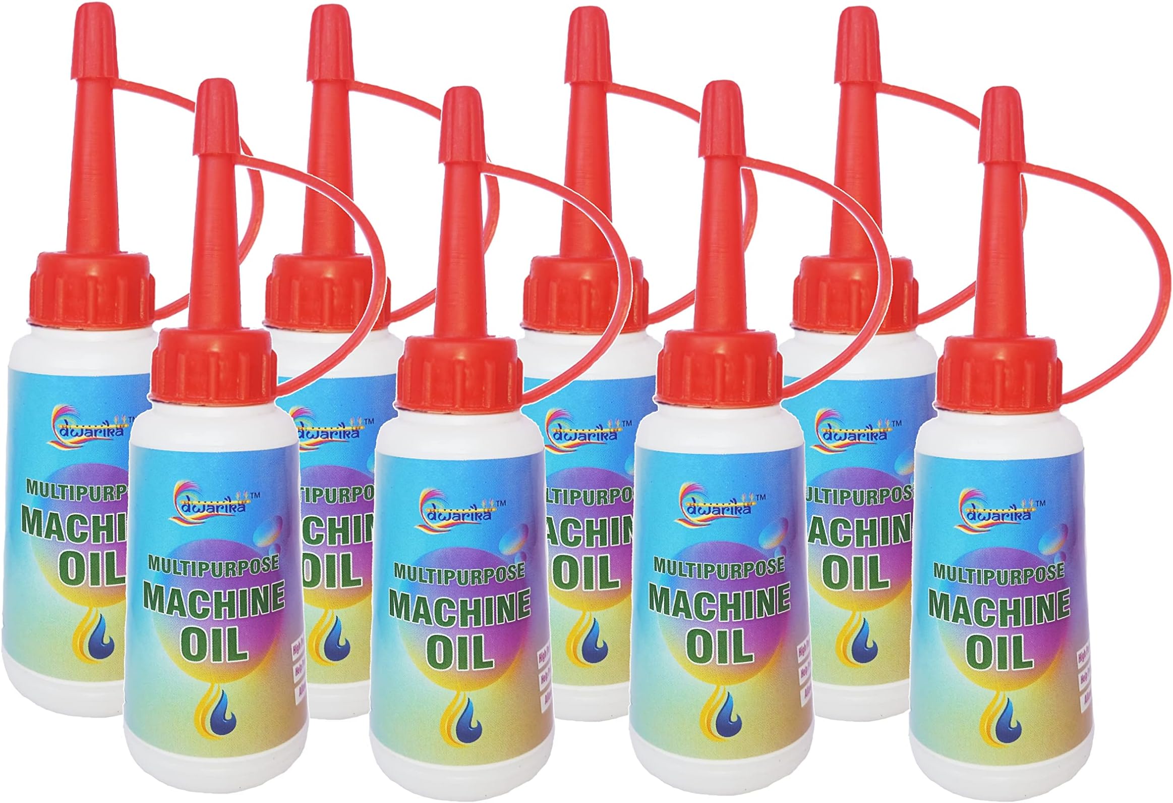 Dwarika, Sewing and Multipurpose Machine Oil (35 ml) Door Hinges | Beard Trimmer | Cycle Chain | Singer Usha Sapna Merit Brother Rajesh Lubrication Machine Oil (8)
