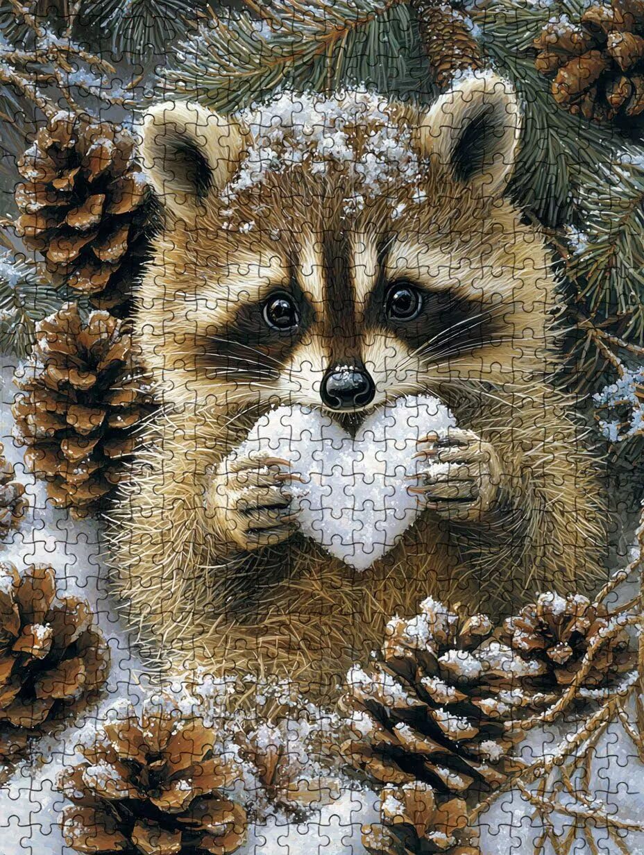 Puzzle 5000 Pezzi, Scoiattolo Pino 3D Puzzle per Adulti Impegnativo, Educa Puzzles Artistico, Divertente E Stimolante Puzzles Decorativo per La Famiglia, Regalo e Decorazione Pareti DX0YL6-868