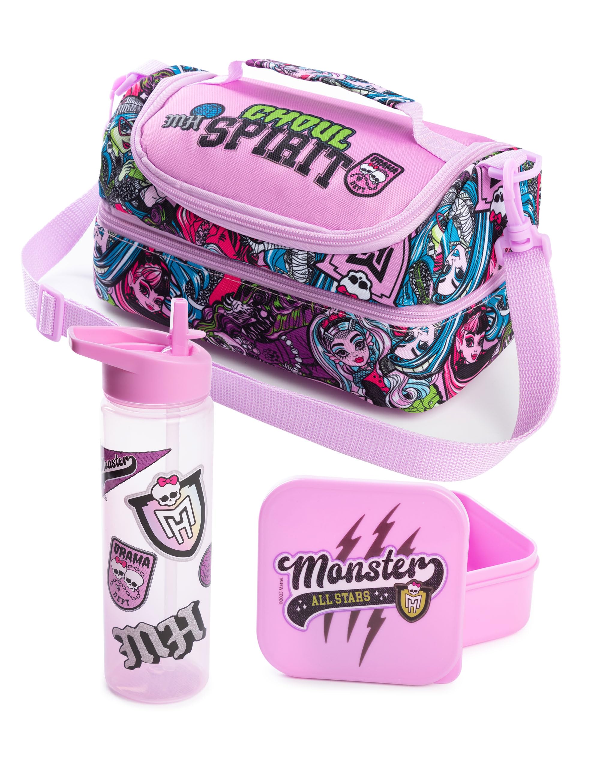 Monster High sac à lunch bouteille et pot pour boîte à goûter des filles
