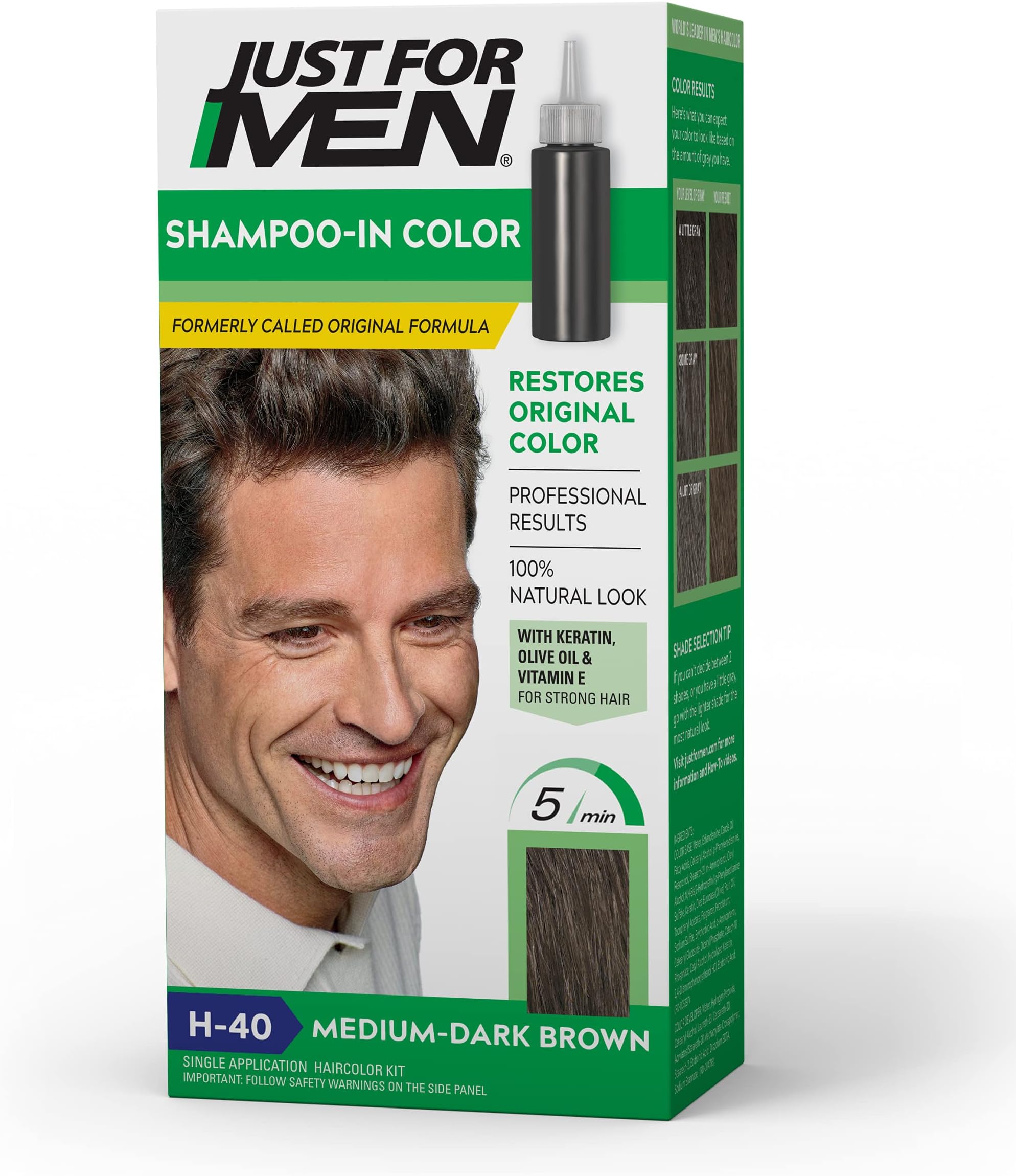 Shampoo-In Hair Color - Medium-Dark Brown