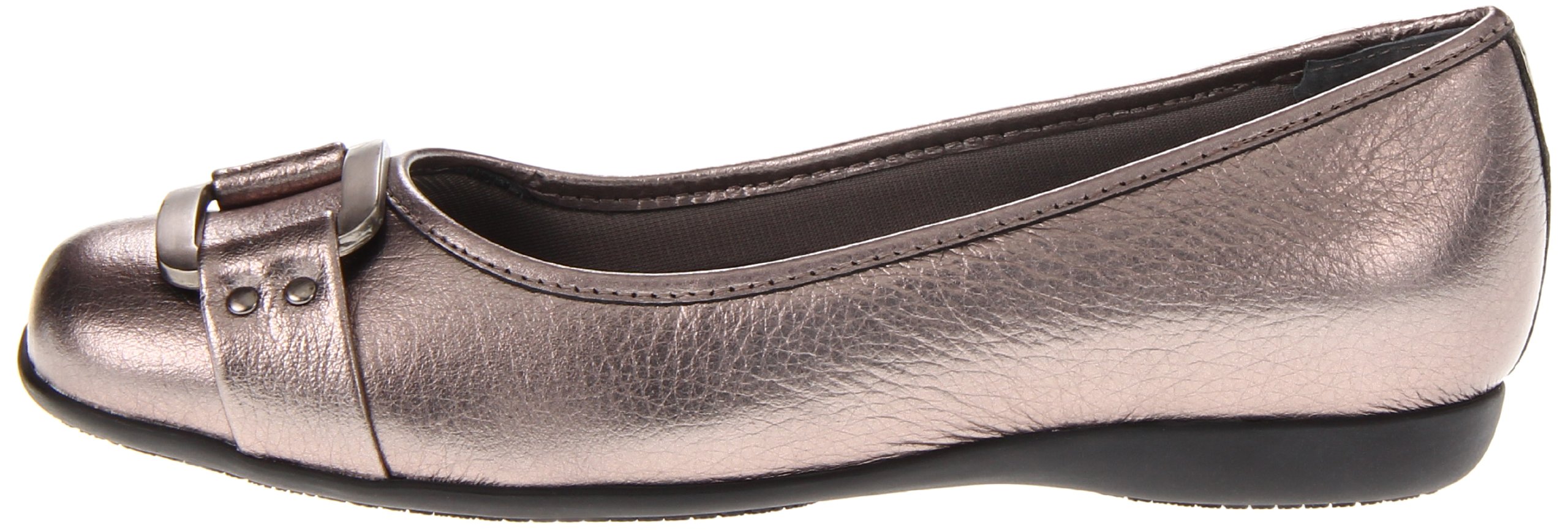 Trotters Mujer Sizzle Flat, Estaño metálico, 41 EU X-Ancho