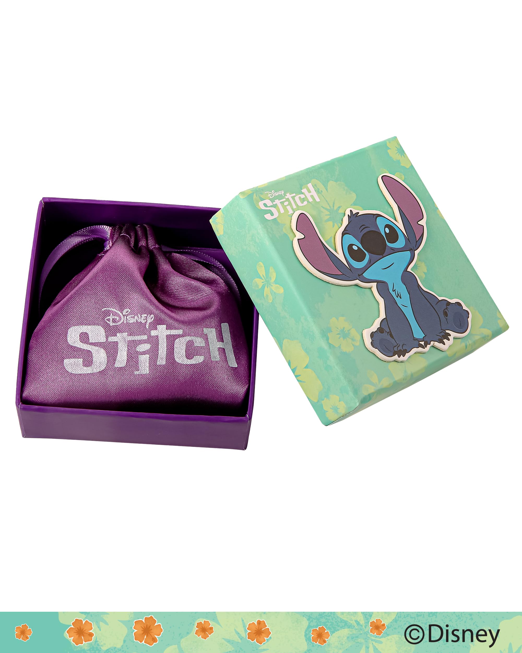 Disney Lilo & Stitch - Orecchini a lobo non corrispondenti, orecchini Disney Jewelry, Argento sterling