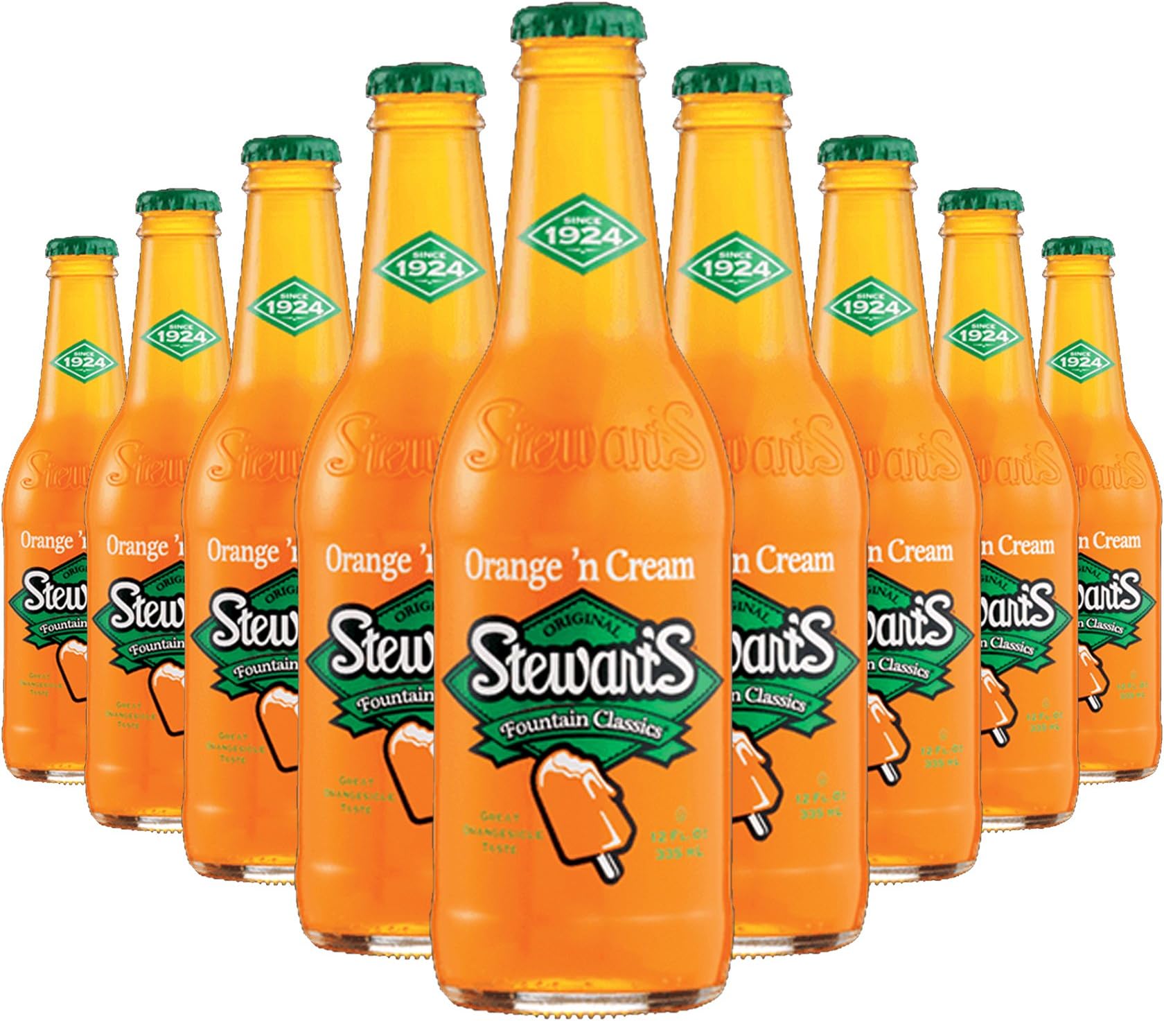 Orange & Cream Soda, 12 fl oz (12 Glass Bottles)