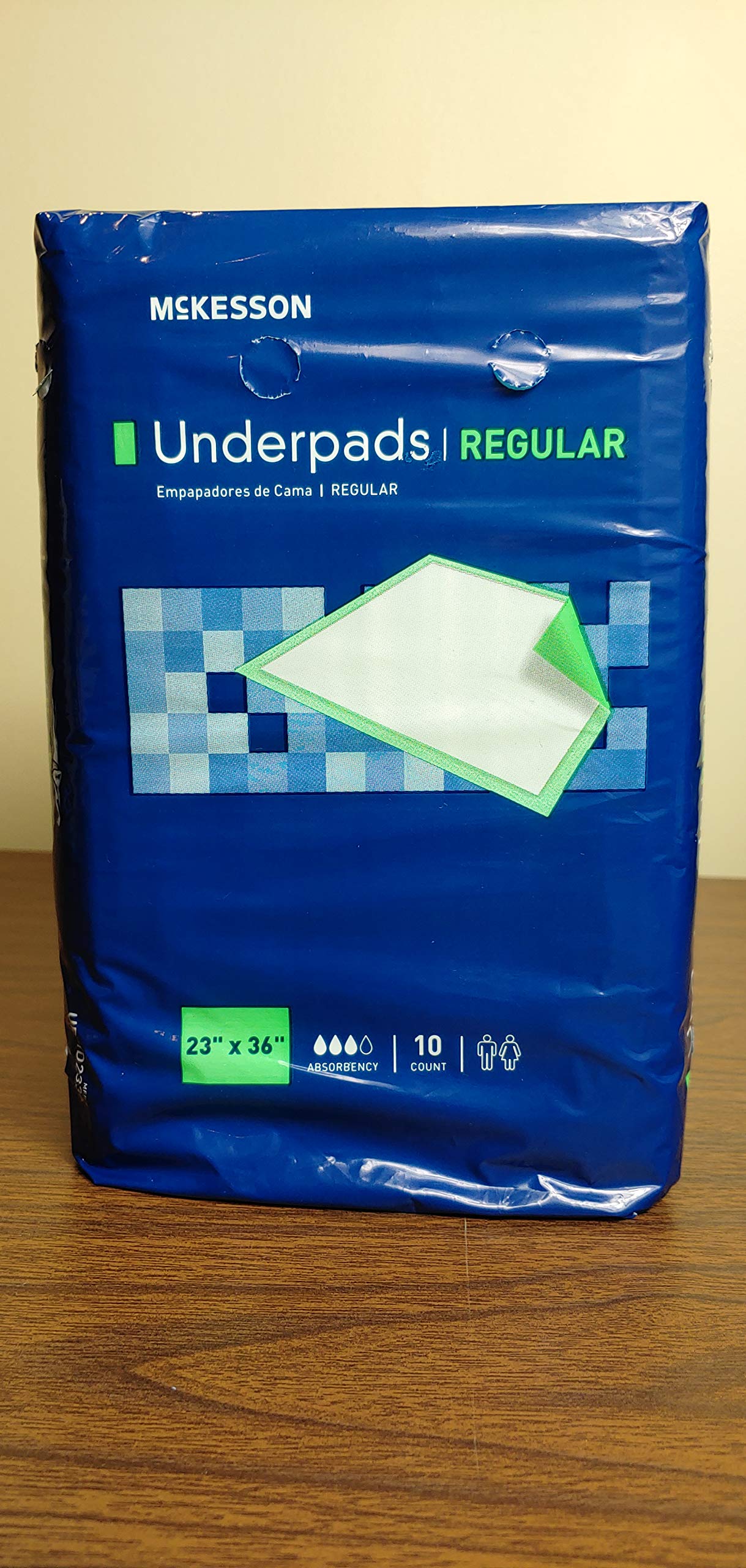 McKesson Regular Underpads - 23"x36" (Bag of 10)