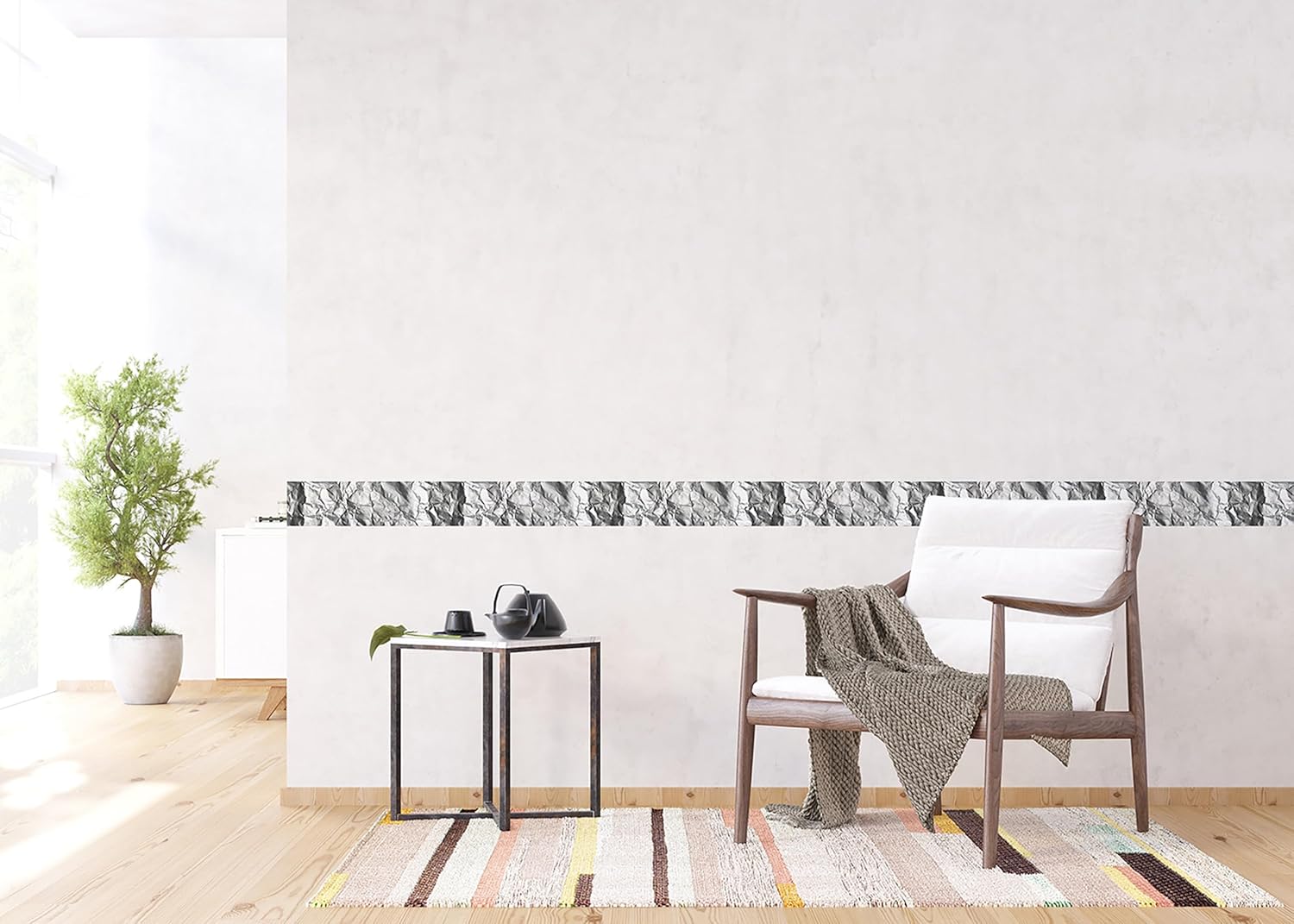 Border, PVC Film, Multicolor, 0.14 x 5 m /5,5 x 197 inches