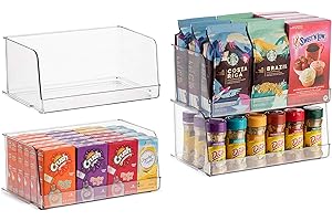 Versatile Open Front Storage Bins for Organized Living