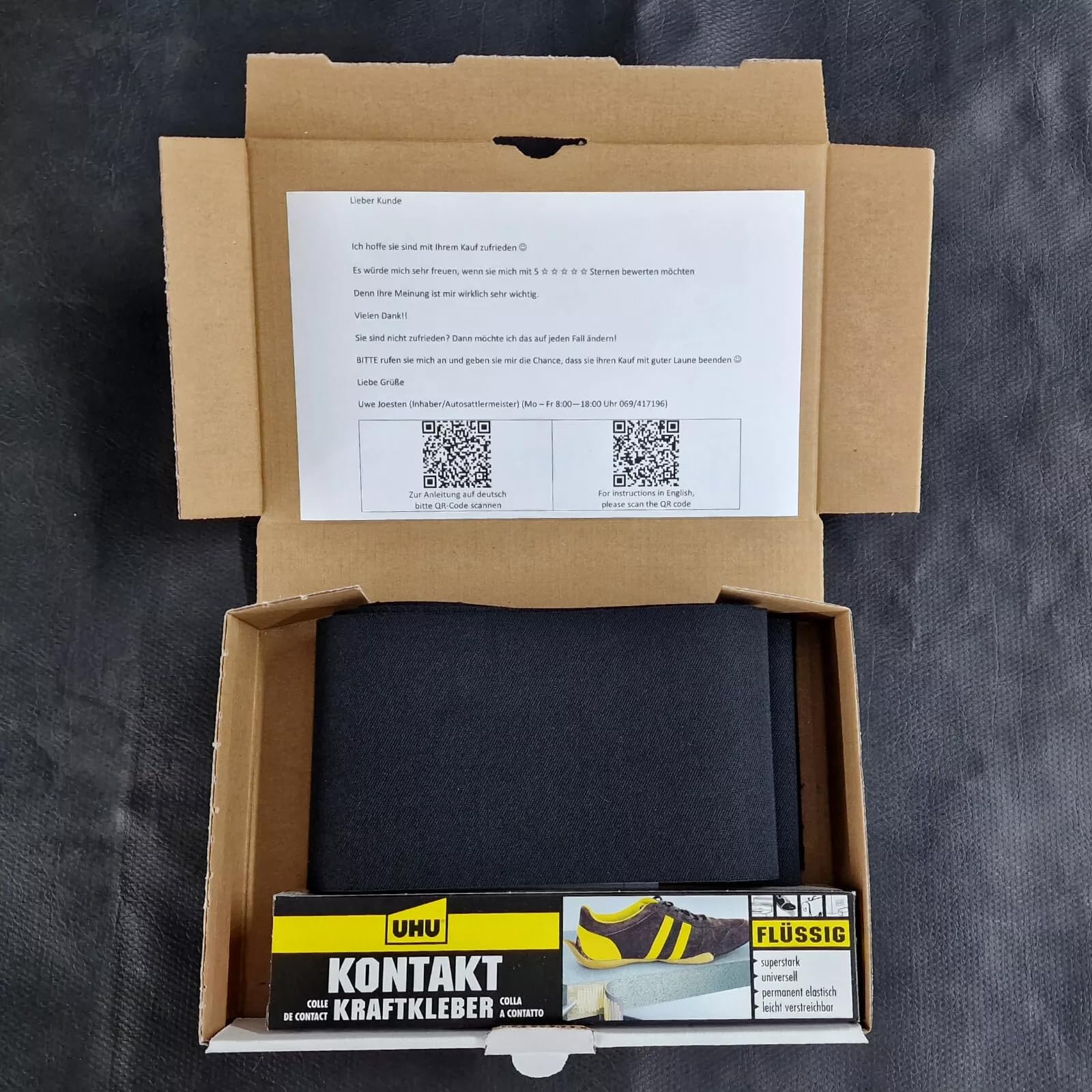 Für alle Peugeot Cabrio Verdeck Reparatur Set mit 2 zuschneidbaren Flicken a´ca. 17cm X 10cm inkl. Kleber und Anwendungs + Pflegeanleitung auf CD