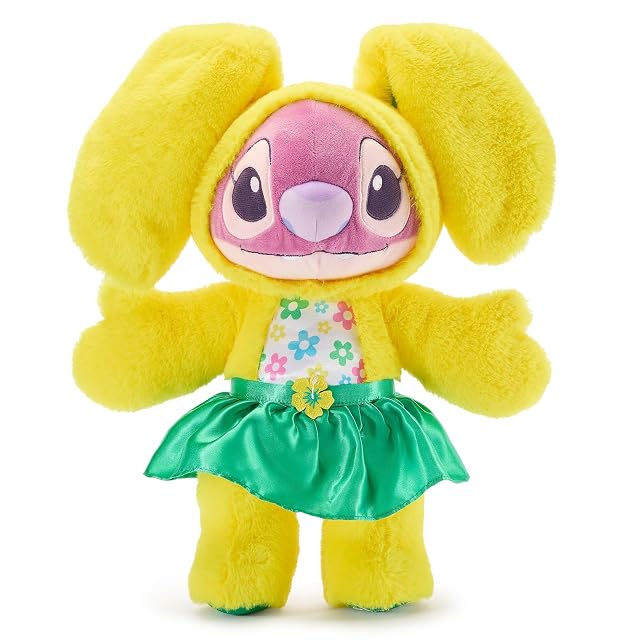 Disney Store Oficial, Lilo y Stitch, Ángel, Pascua, Peluche Mediano, 37 cm, Peluche de Conejito