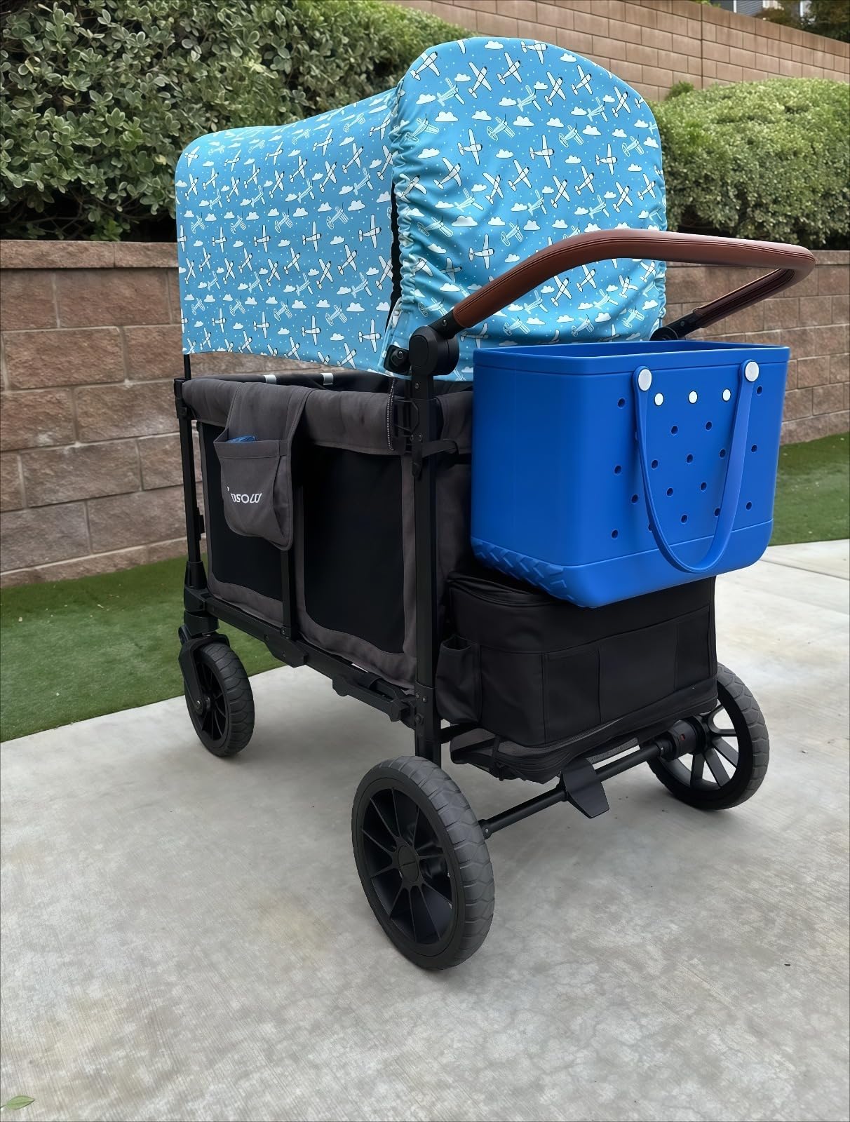 4Pcs Clip Hook Accessories for Bogg Bag Compatible with Wonderfold Wagon, Side Hook Hold The Tote Bag Hang On The Wagon Front or Rear (Pink)