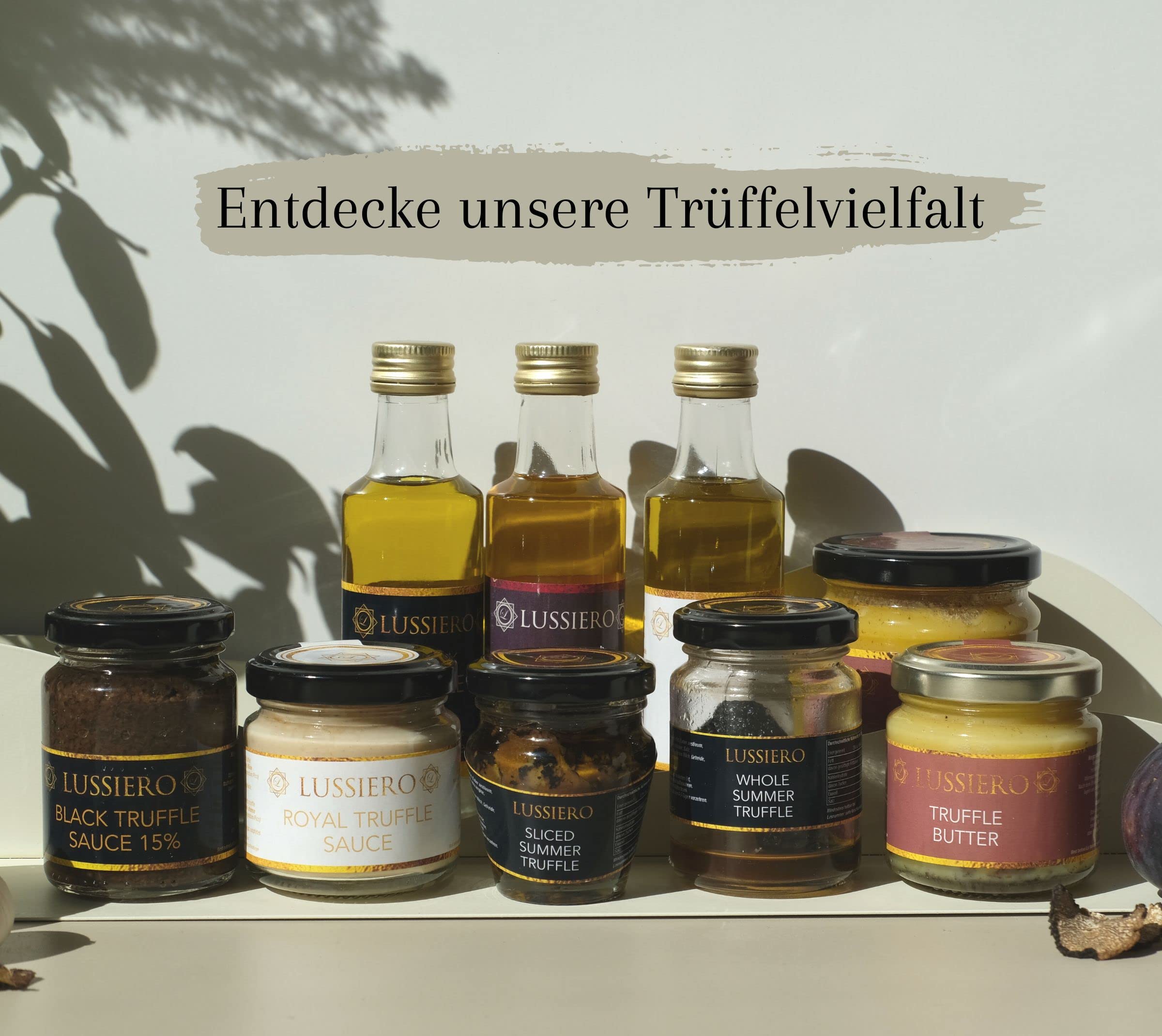 Lussiero Bianchetto Trüffel Carpaccio Weisse Tartufo Trüffelscheiben Tuber Borchii 45g