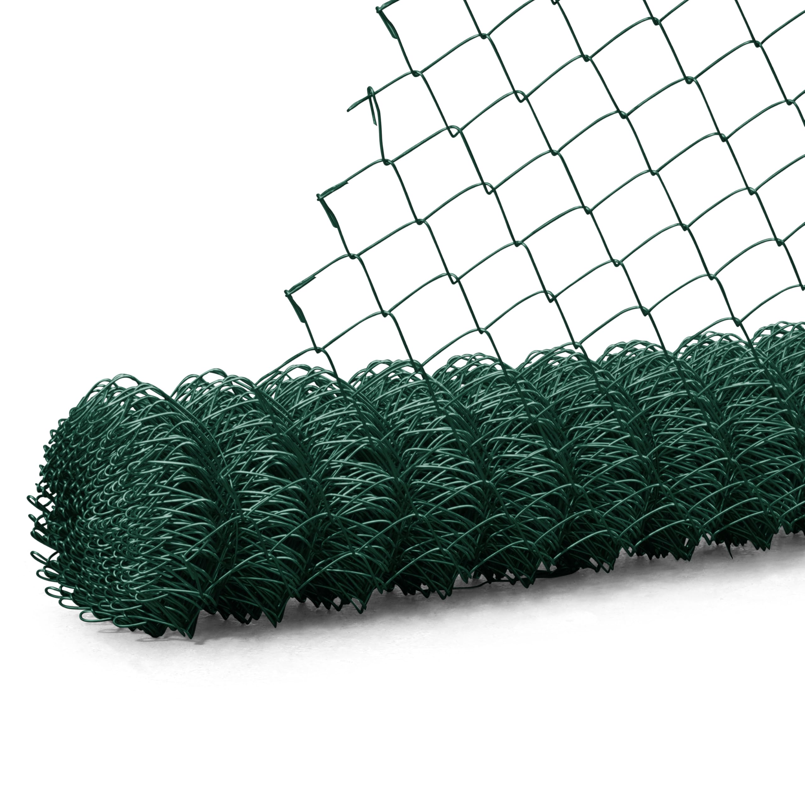 Amazon.com : Fencer Wire 9 Gauge Green Vinyl Coated Galvanized