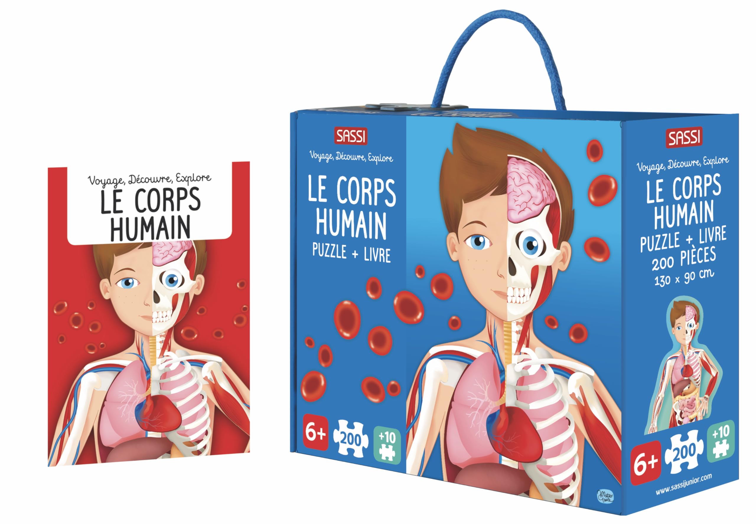 Le corps humain: Puzzle + livre