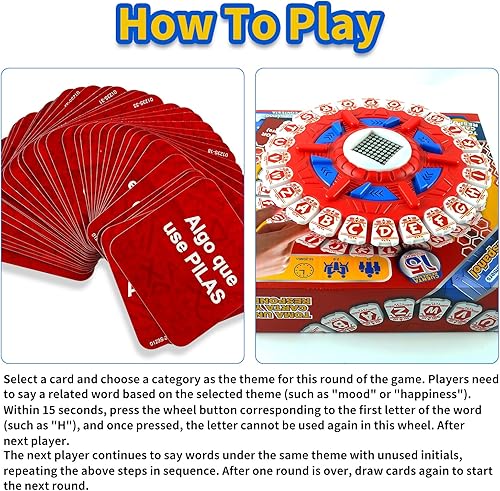 Miniatura 4 de Juego De Mesa, Juegos De Mesa En Español, Aprendizaje Juego De Mesa Desafío Vocabulario Educativo