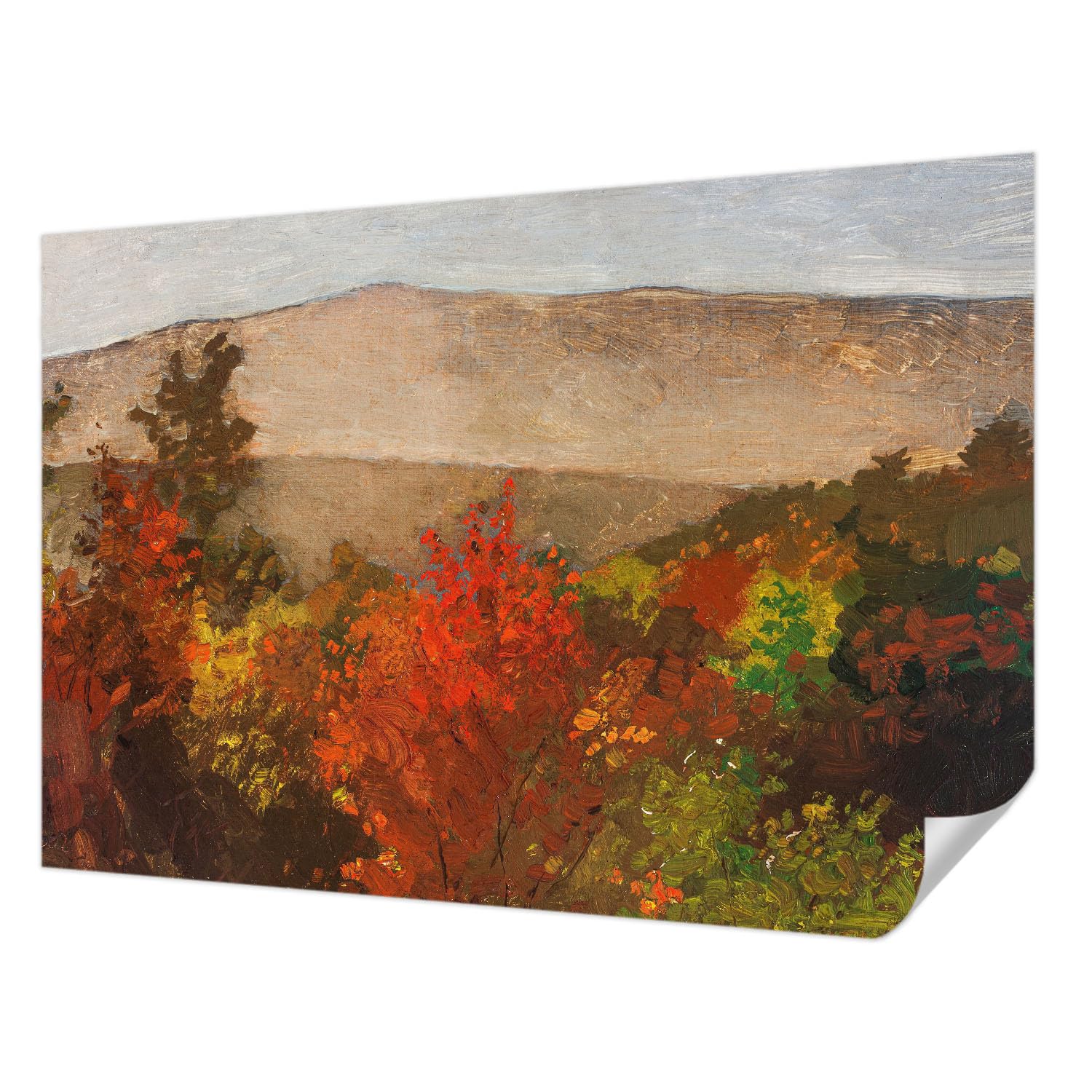 Papier peint lavable et résistant aux taches panorama d'automne 152x104 cm