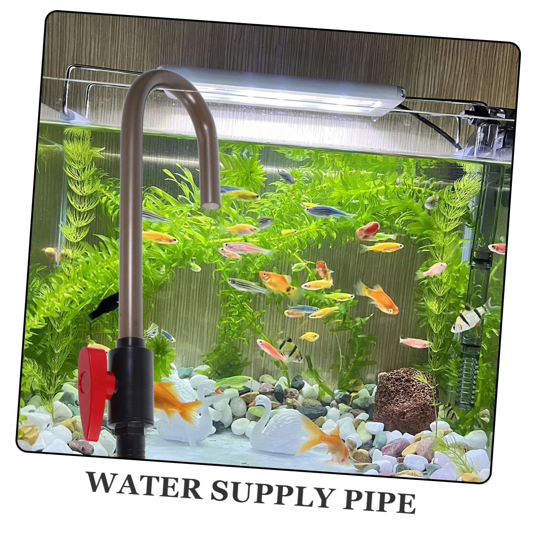 Happyyami 4stücke Fischtank Wasserwechsel-Haken Wasserwechsel Aquarium Füllwerkzeug Praktisches Zubehör Für Einfache Wasserauffüllung Im Aquarium