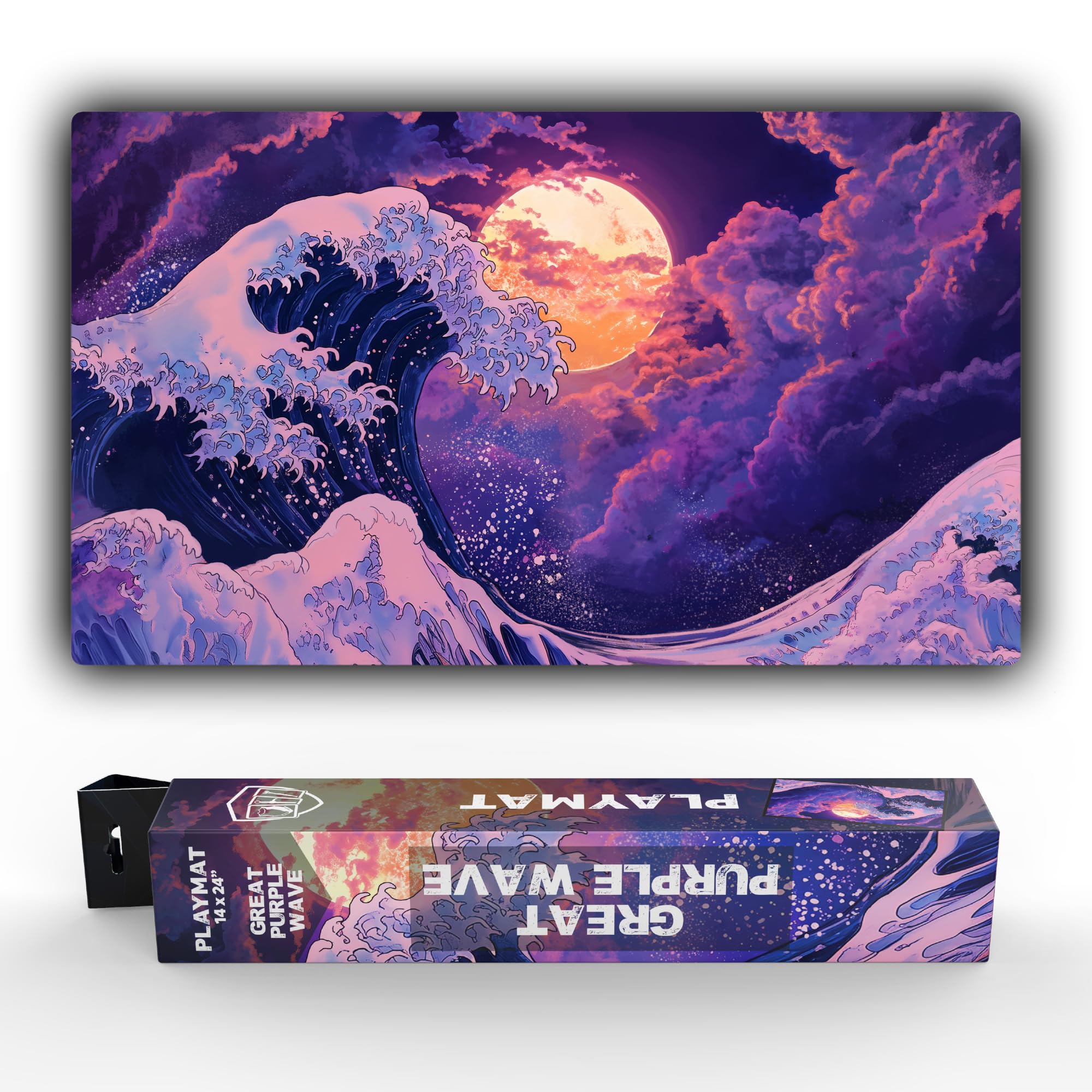 Realm Guard - 14x24 TCG/MTG Playmat (Great Purple Wave) : Amazon