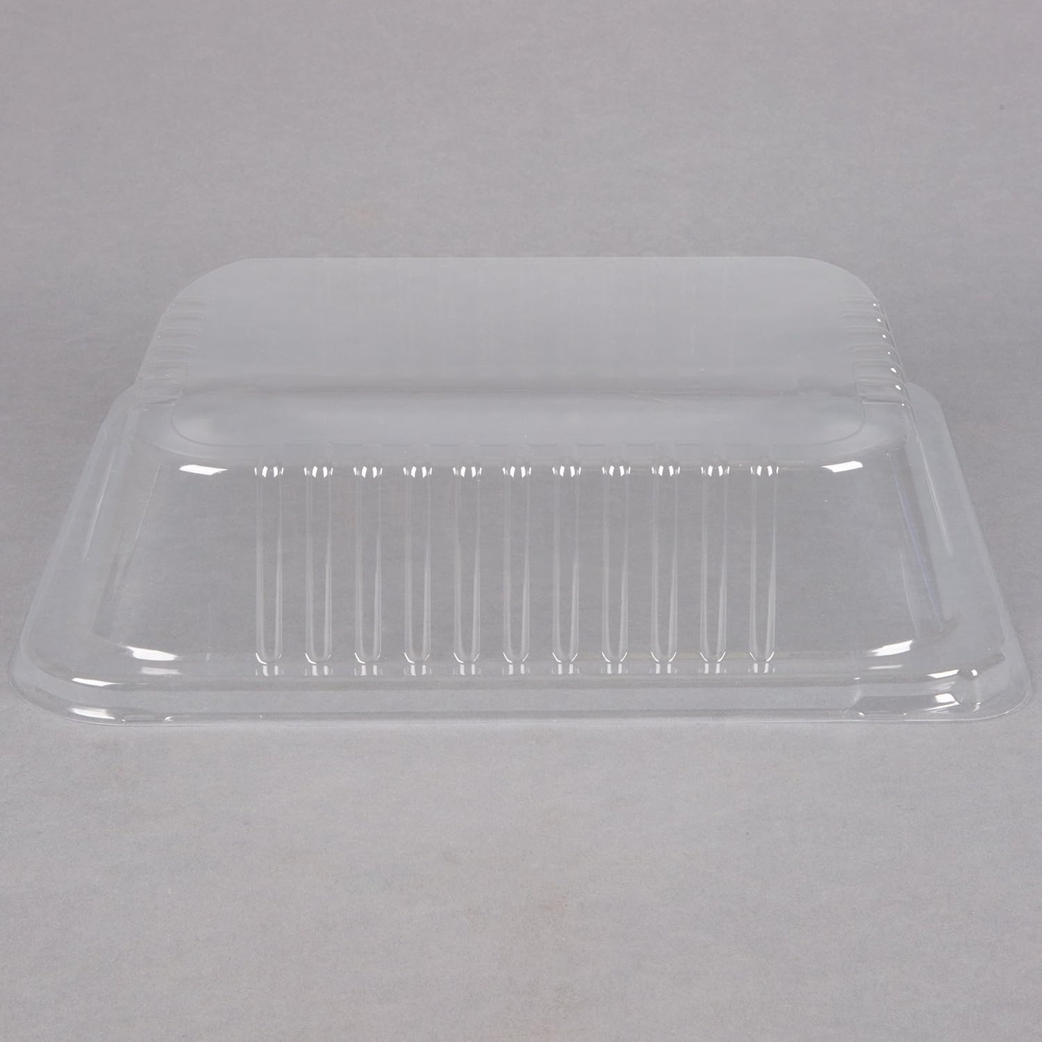 Durable Packaging P4200-100 Half Size Dome Lid for Steam Table Pan 2 1/2" High - 100/Case