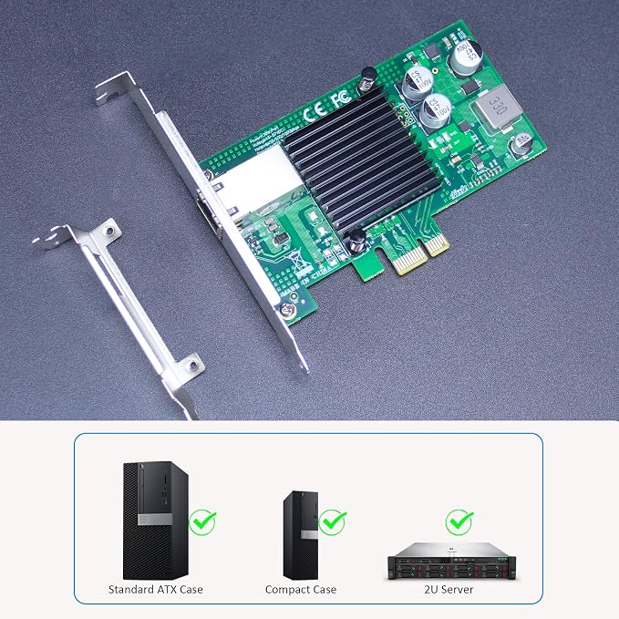 Tarjeta de Red GLOTRENDS ST7225 PoE+ con Función AVB/TSN miniatura 5