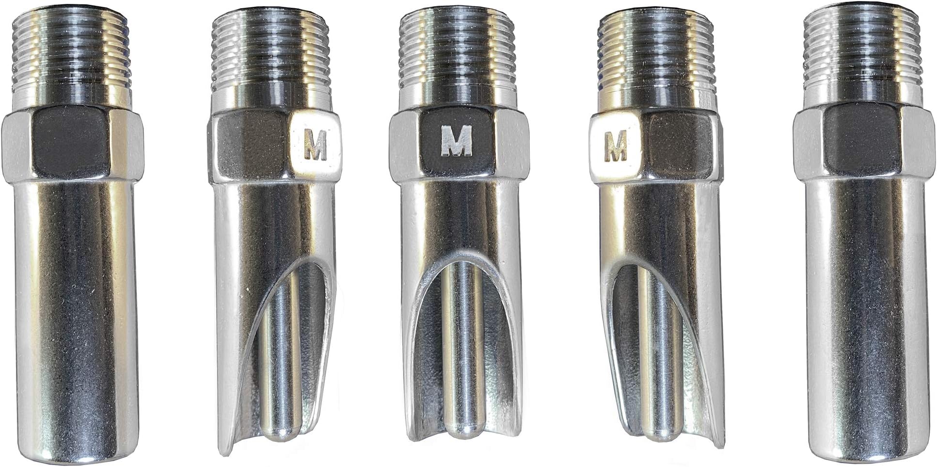 MaxStock DR3201 5 Pcs Water Nipple Drinker for Hog Pig Drinking Waterer Feeder 1/2 NPT Certified 304 Stainless Steel Drinker