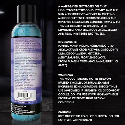 Miniatura 4 de Zeus Incite Electrosex Gel - 8.5oz