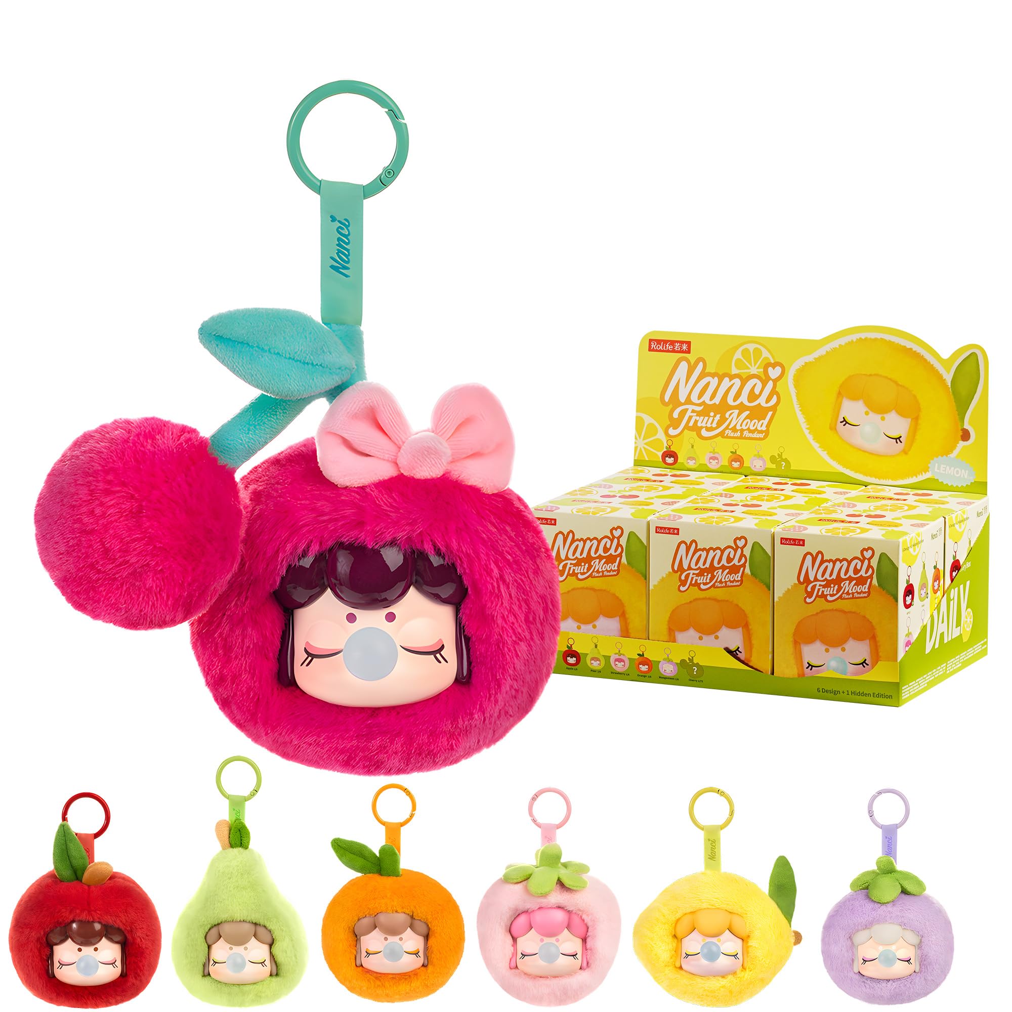 FUNKY FRUIT - なあちゃん Amazon.com: Rolife Nanci Blind Box Plush Doll Fruit Mood Series