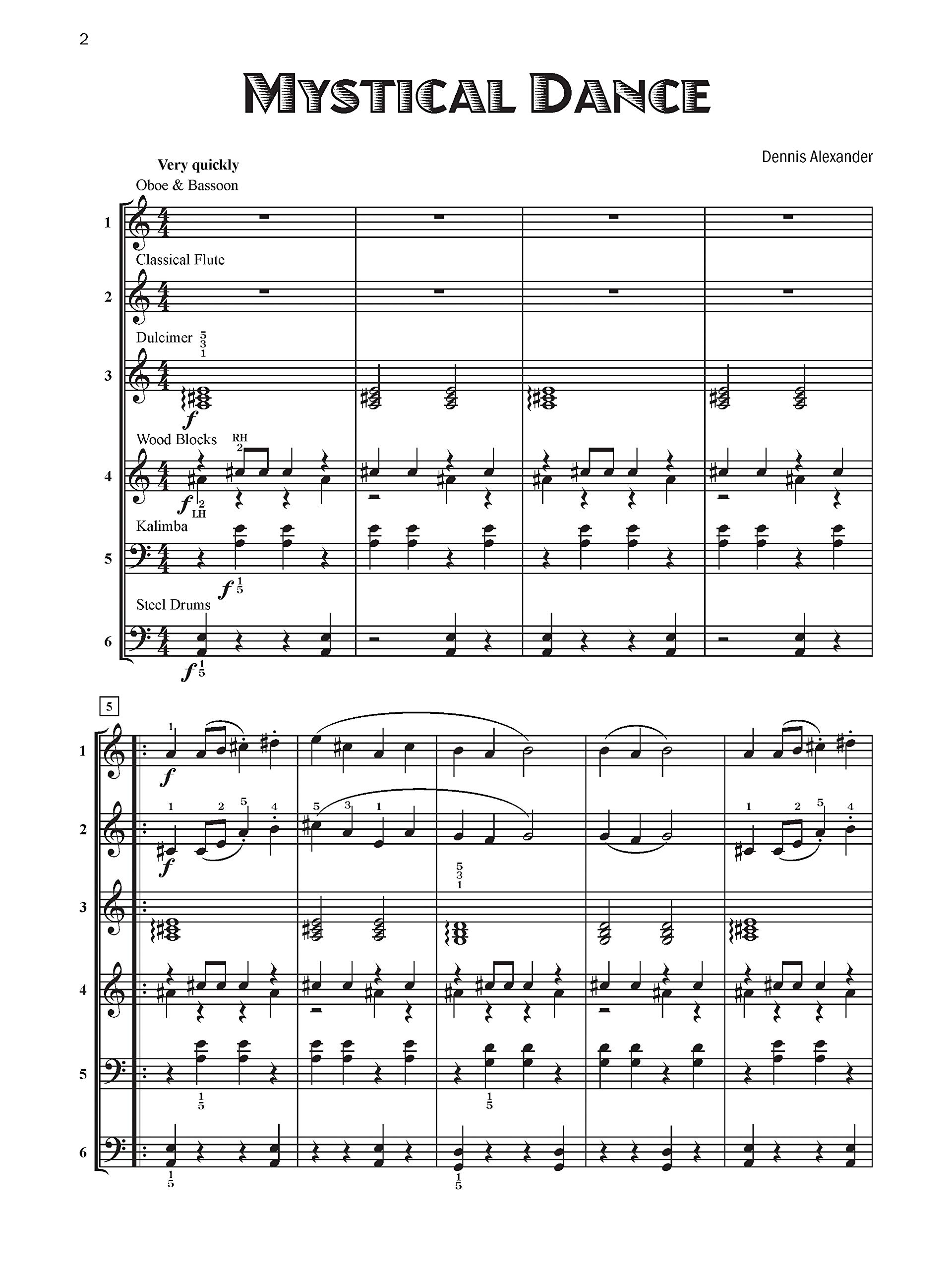 Five-star Ensembles: 5 Colorful Arrangements for Digital Keyboard Orchestra: 3
