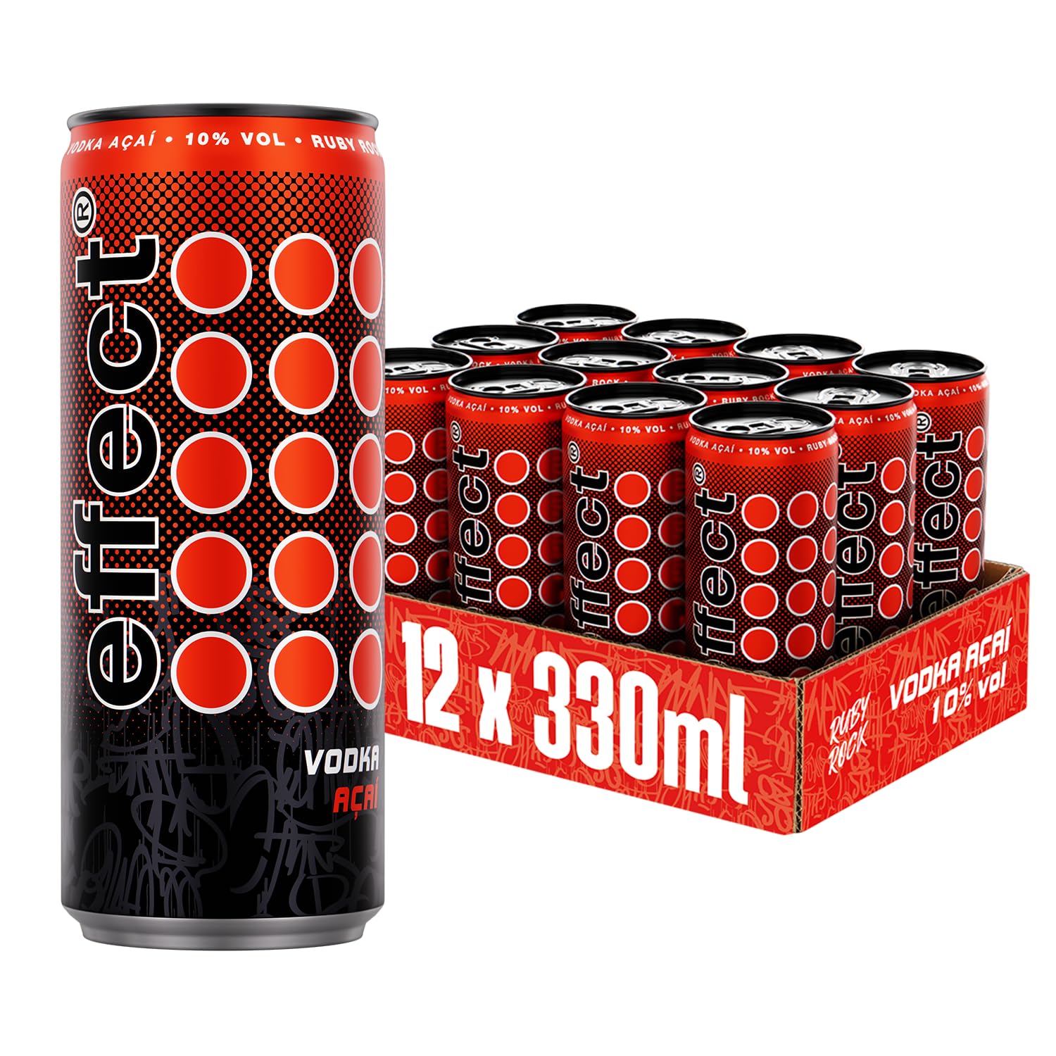 9 MILE Vodka Black Acai Mixgetränk 12 x 330 ml Dosen 10% Vol. Alkohol