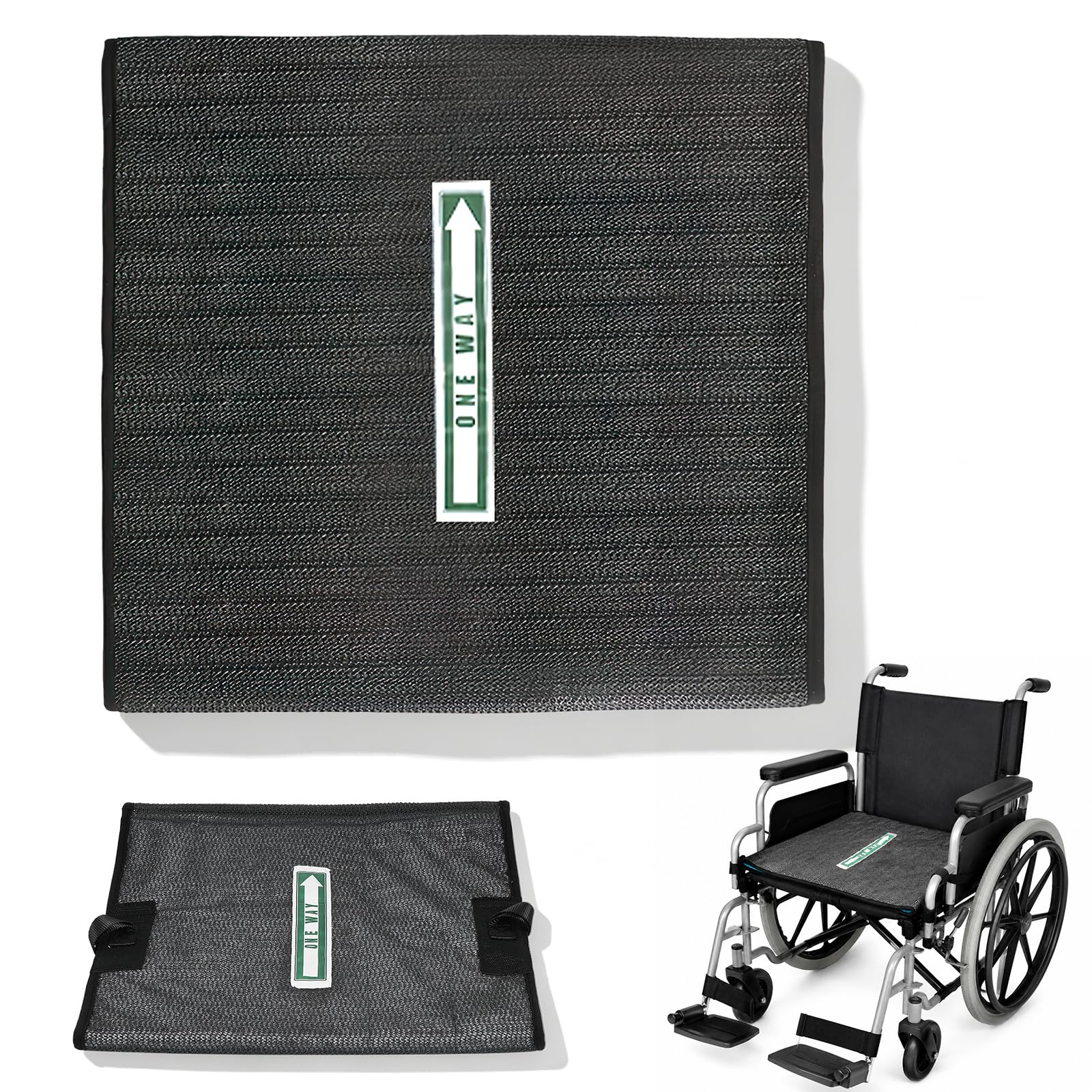Coussin Pour Fauteuil Roulant, Coussin Siège Antidérapant Glissement Unidirectionnel Antidérapant Prévention Chutes Et Personnes Situation Handicap Adapté Aux Fauteuils Roulants Chaises 43,2 X 43,2 Cm
