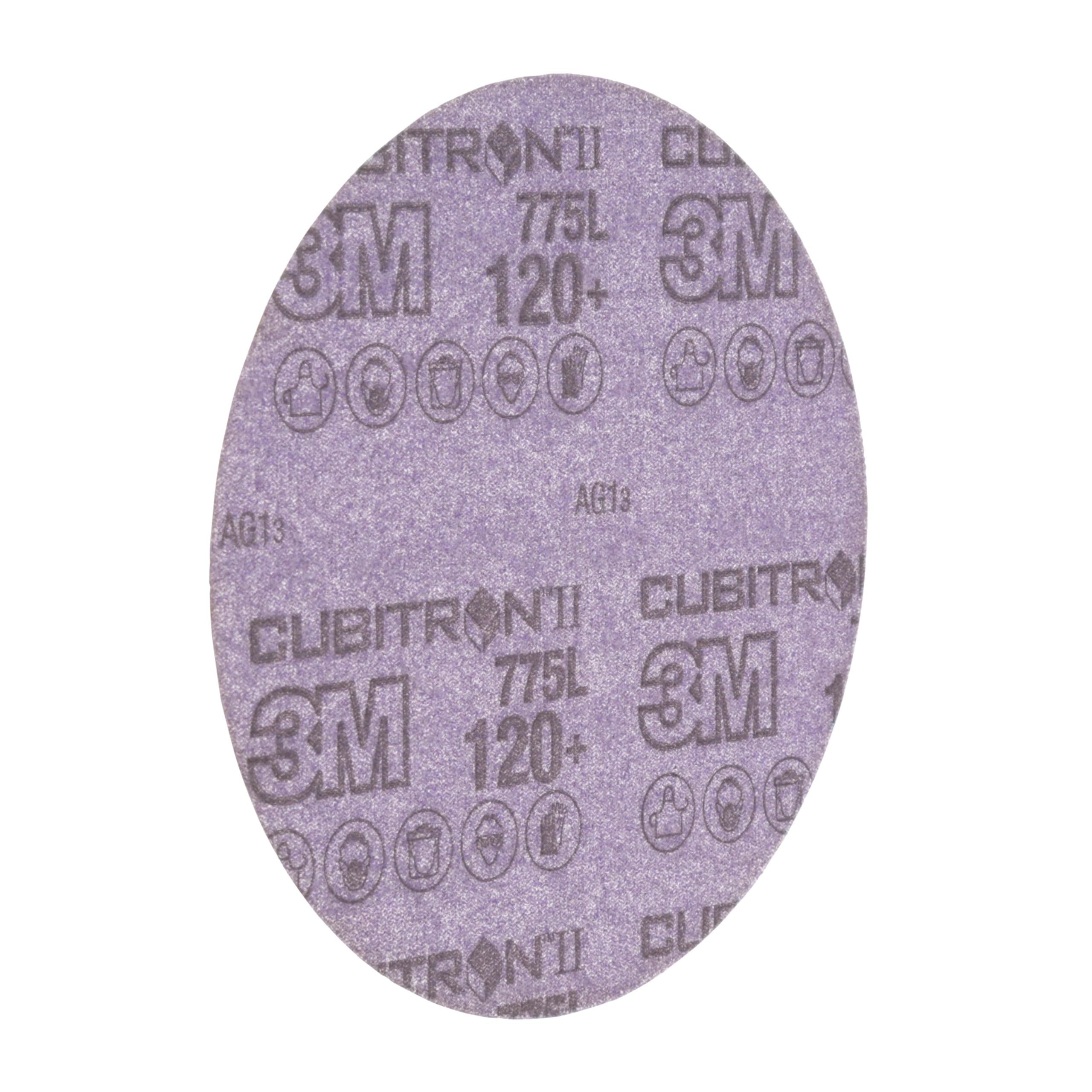 3M Cubitron II Hookit - Disco antipolvo (775 L, 5 x NH, 5 agujeros, 120 + C, 250 por caja (50 unidades), 6, 50