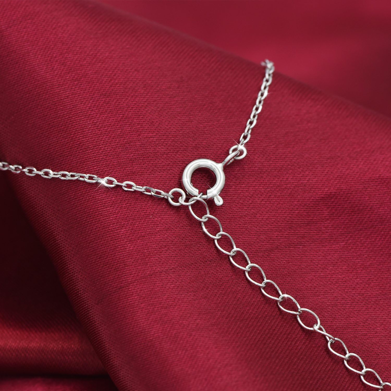 925 Sterling Silver Lucky Horseshoe with CZ Cute U Pendant Necklace Women Jewelry set - Image 6