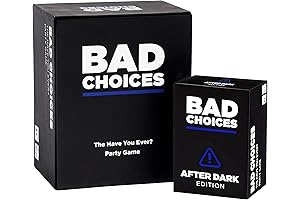 BAD CHOICES Party Game + After Dark Edition: Don't Blackout, or You'll Get Drunk Trying!