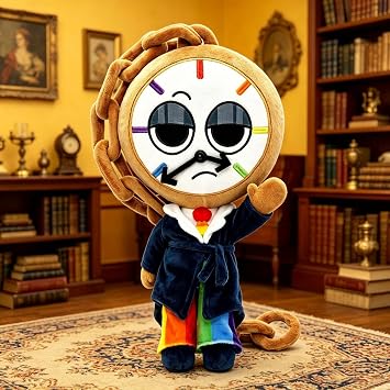 Dandy's World Plush, 10.6 inch Squirm from Dandys World Plushies Toys, Soft Stuffed Figure Doll for Fans, Stuffed Horror Game Figure Toy for Kids Boys Girls and Adult (Dyle)