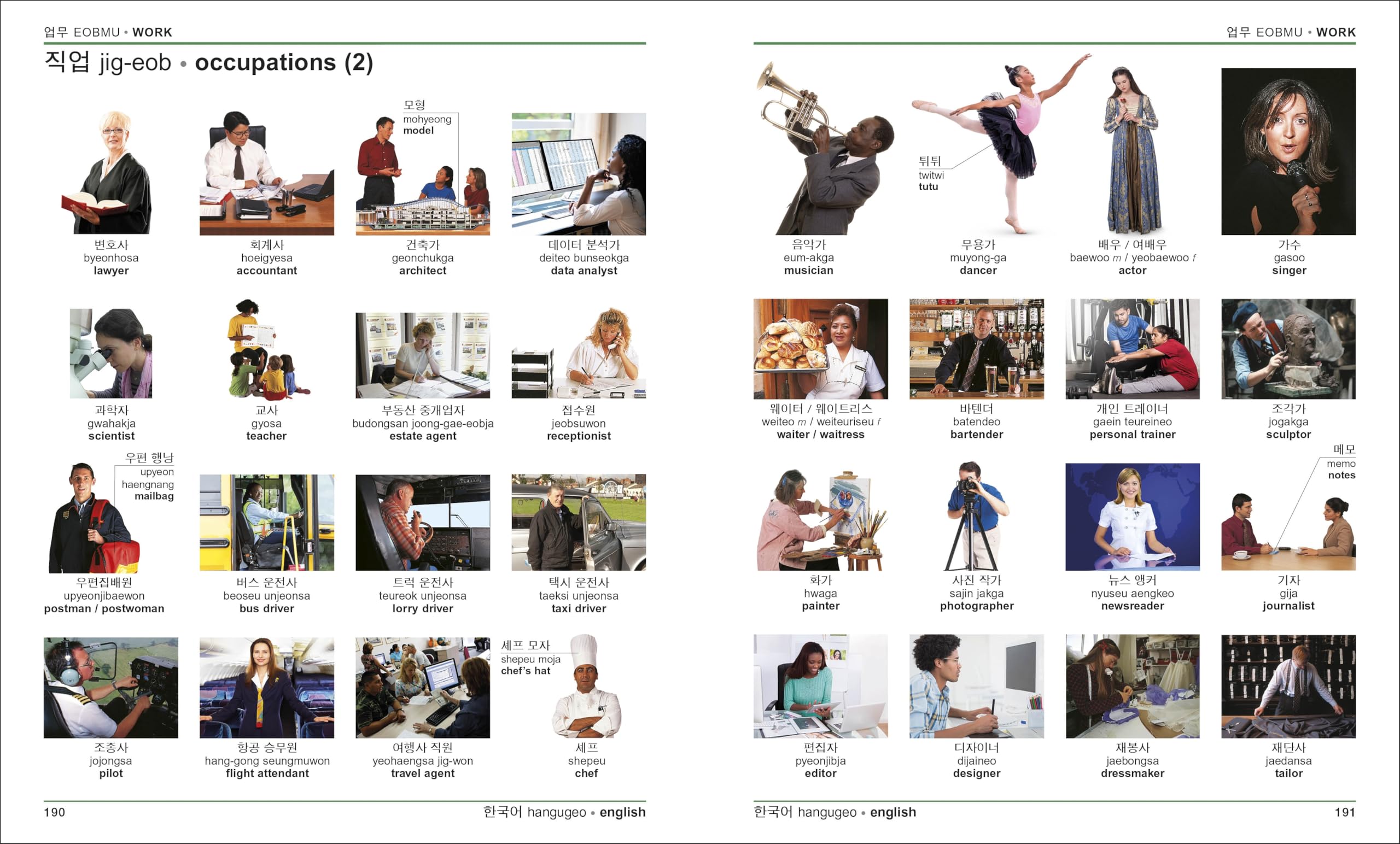 Korean English Bilingual Visual Dictionary