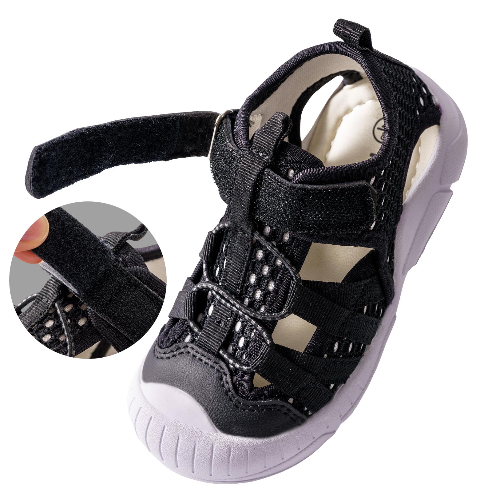 TZJS Kindersandalen für Jungen und Mädchen, Rutschfeste und Schnell Trocknende Kinderwassersandalen für Drinnen und Draußen