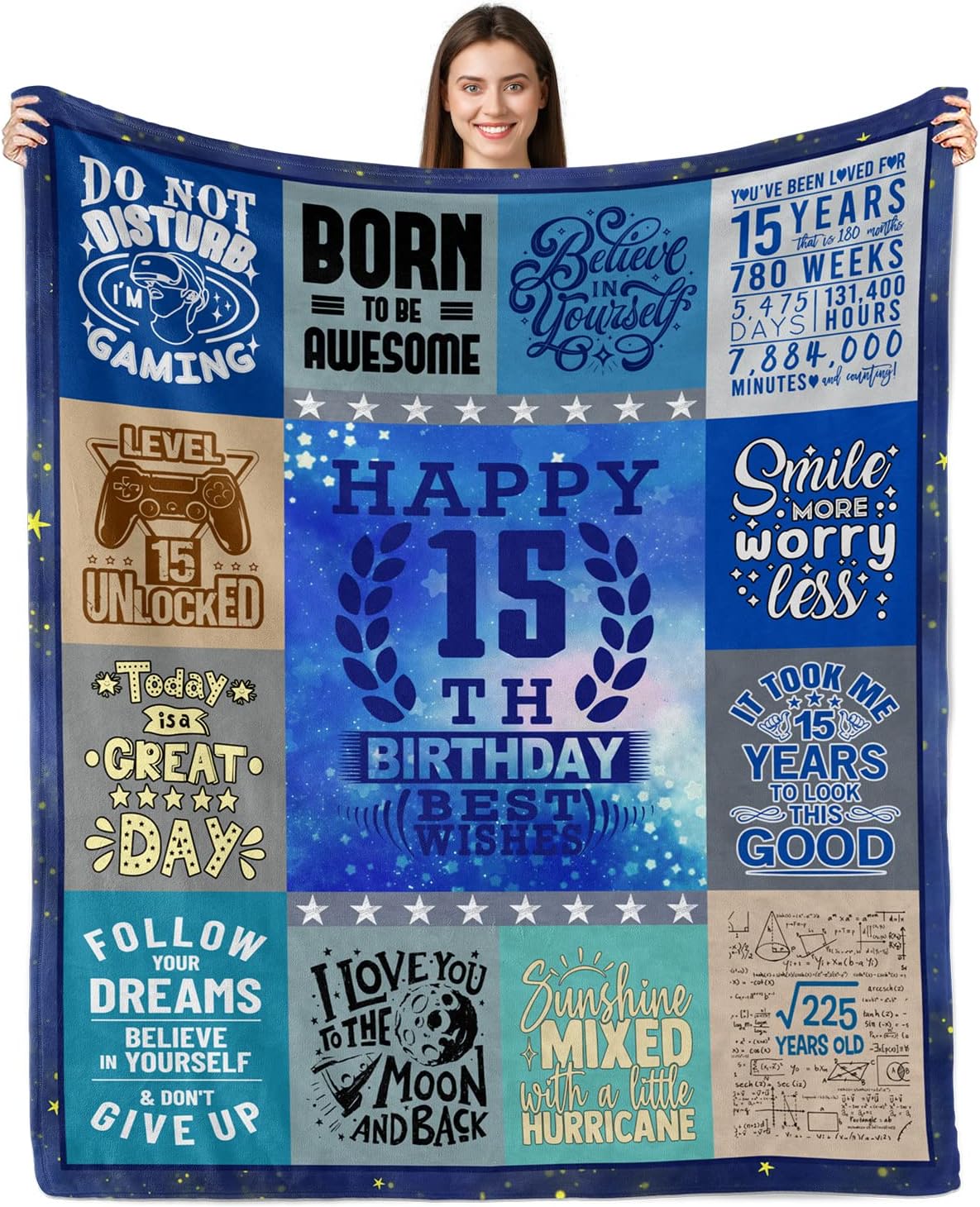 Birthday Gift for 11 Year Old Boys 11th boys' Throw Blanket Throws, 50"x60"