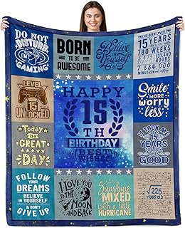 Sulpoie 15 Year Old Boys Gifts for Birthday Blanket 60