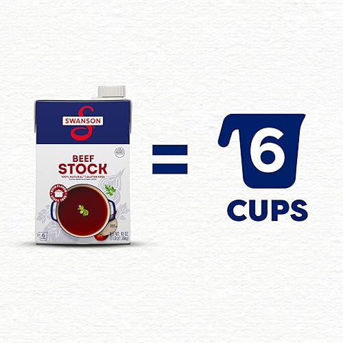 Miniatura 3 de Swanson Caldo de carne 100% natural, sin gluten, cartón de 48 onzas