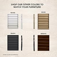 Vista 5 de Quakehold! 4163 - Juego de correas para muebles de 15 pulgadas, color beige (paquete de 2)