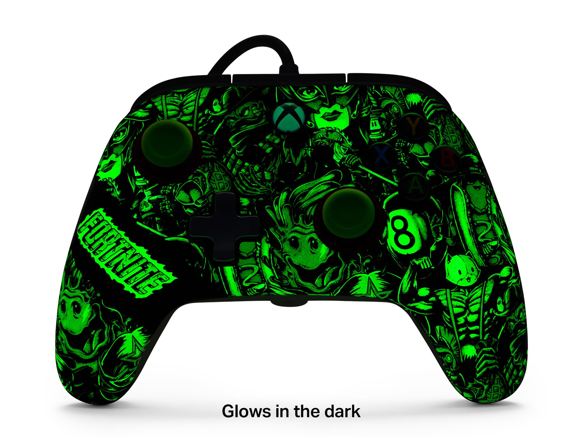 PowerA Advantage Wired Controller for Xbox Series X|S - Fortnite Glow