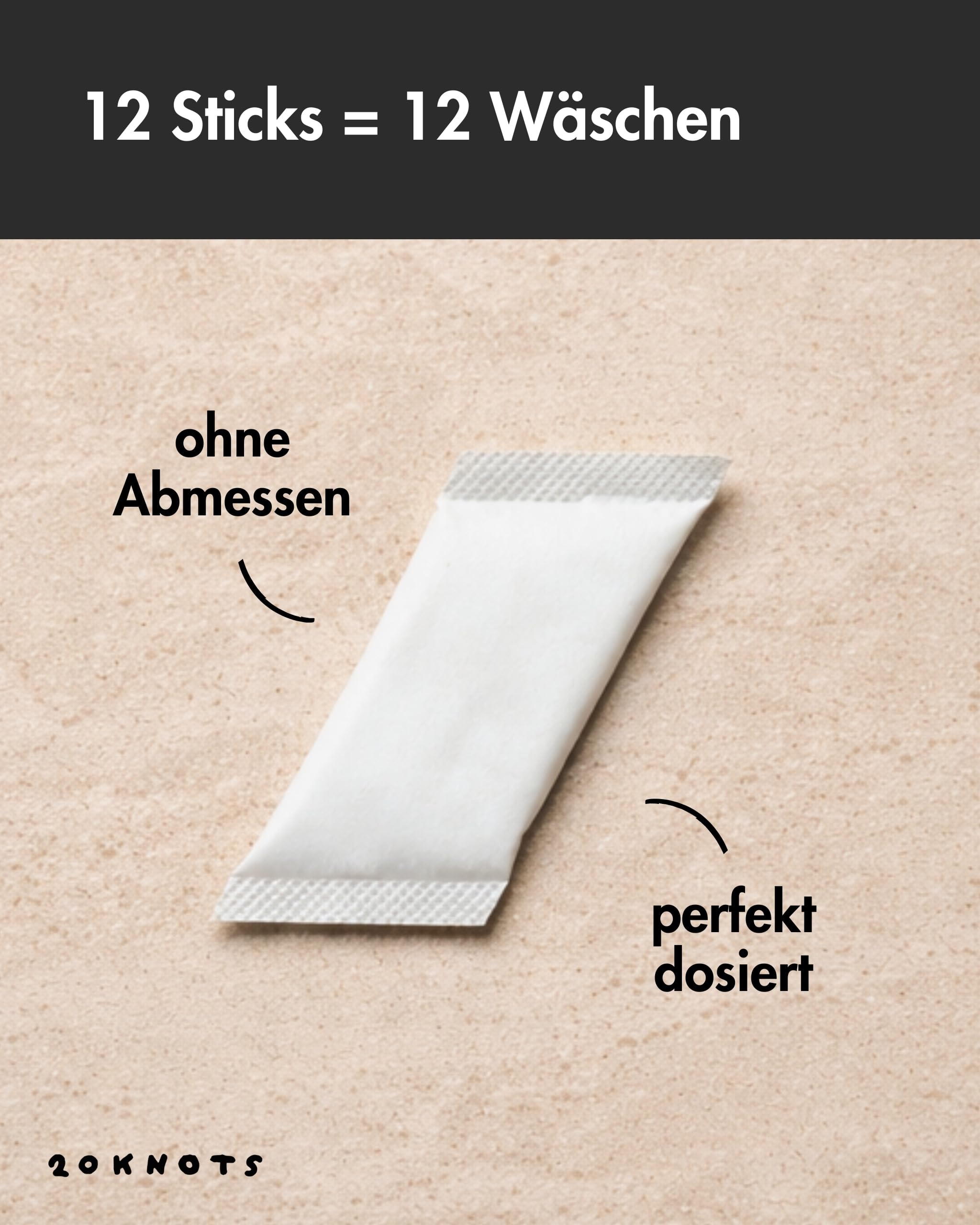 Wetsuit Detox – Neopren Waschmittel Pulver Sticks, 12 Wäschen, Plastikfrei | Pulver statt Flüssig, entfernt Gerüche an der Ursache, ohne Duftstoffe & Enzyme, produziert in Deutschland
