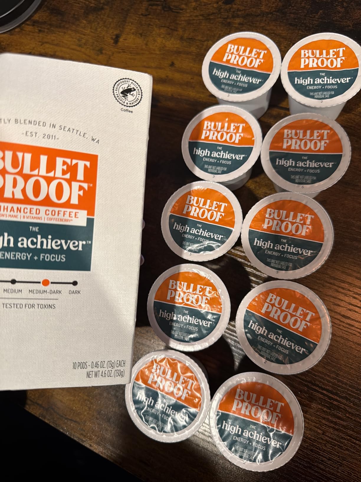Bulletproof The High Achiever Pods package