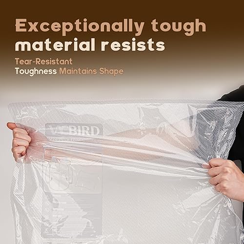 Vista 19 de Bolsas de almacenamiento al vacío para viajes con bomba de aire recargable, paquete de 18 paquetes de compresión de tamaño de mano para equipaje