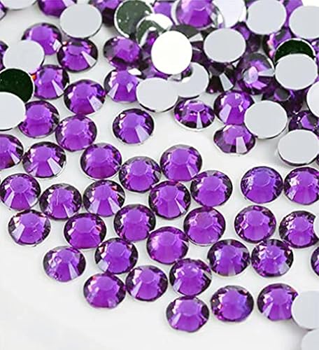 2000 diamantes de imitación SS16 de 0.157 in con parte trasera plana de cristal transparente y redondos, cristales para arte de uñas, manualidades,