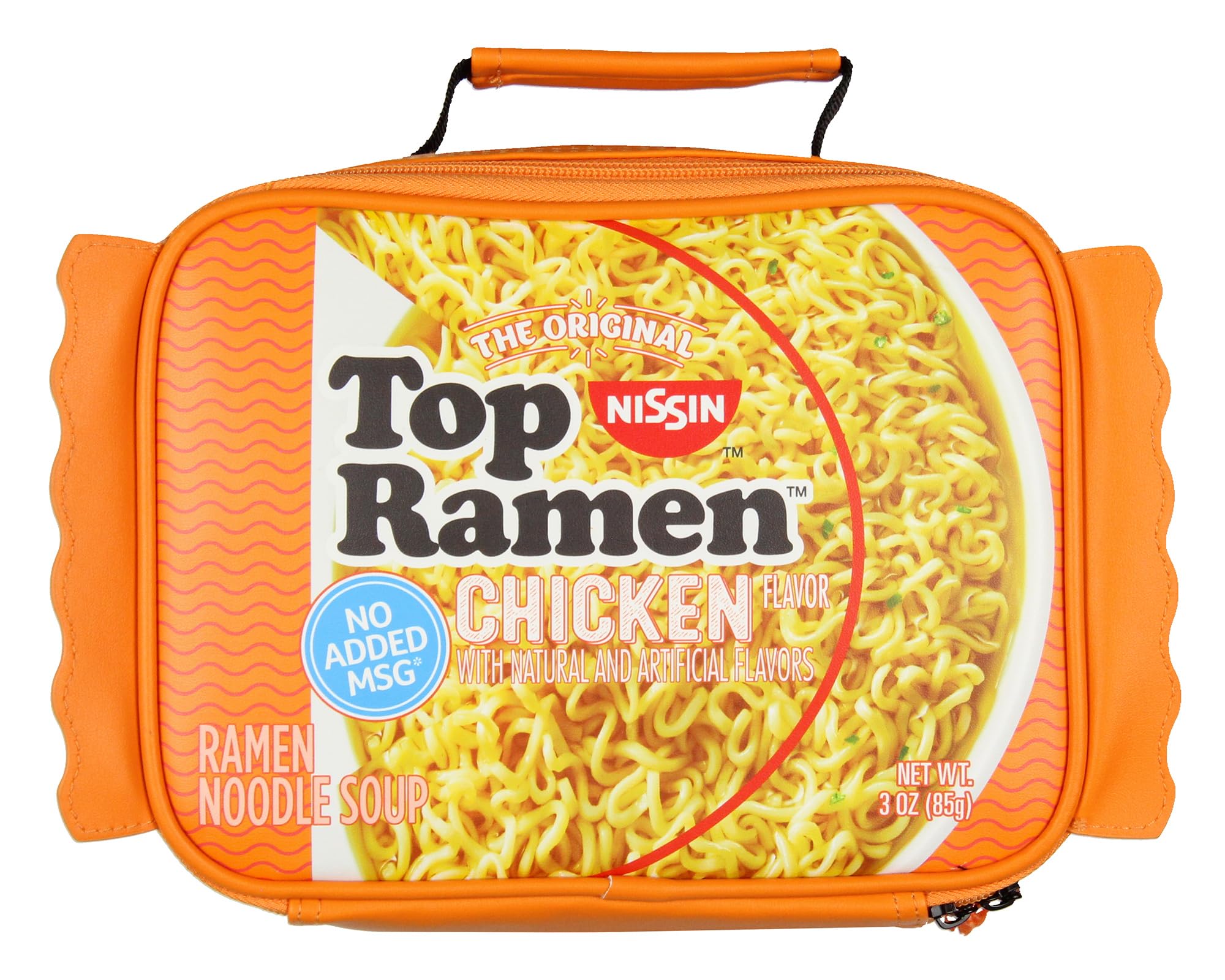 Bioworld Nissin Top Ramen Lunch Box The Original Chicken Flavor Ramen Noodle Insulated Lunch Bag Lunch Tote 10