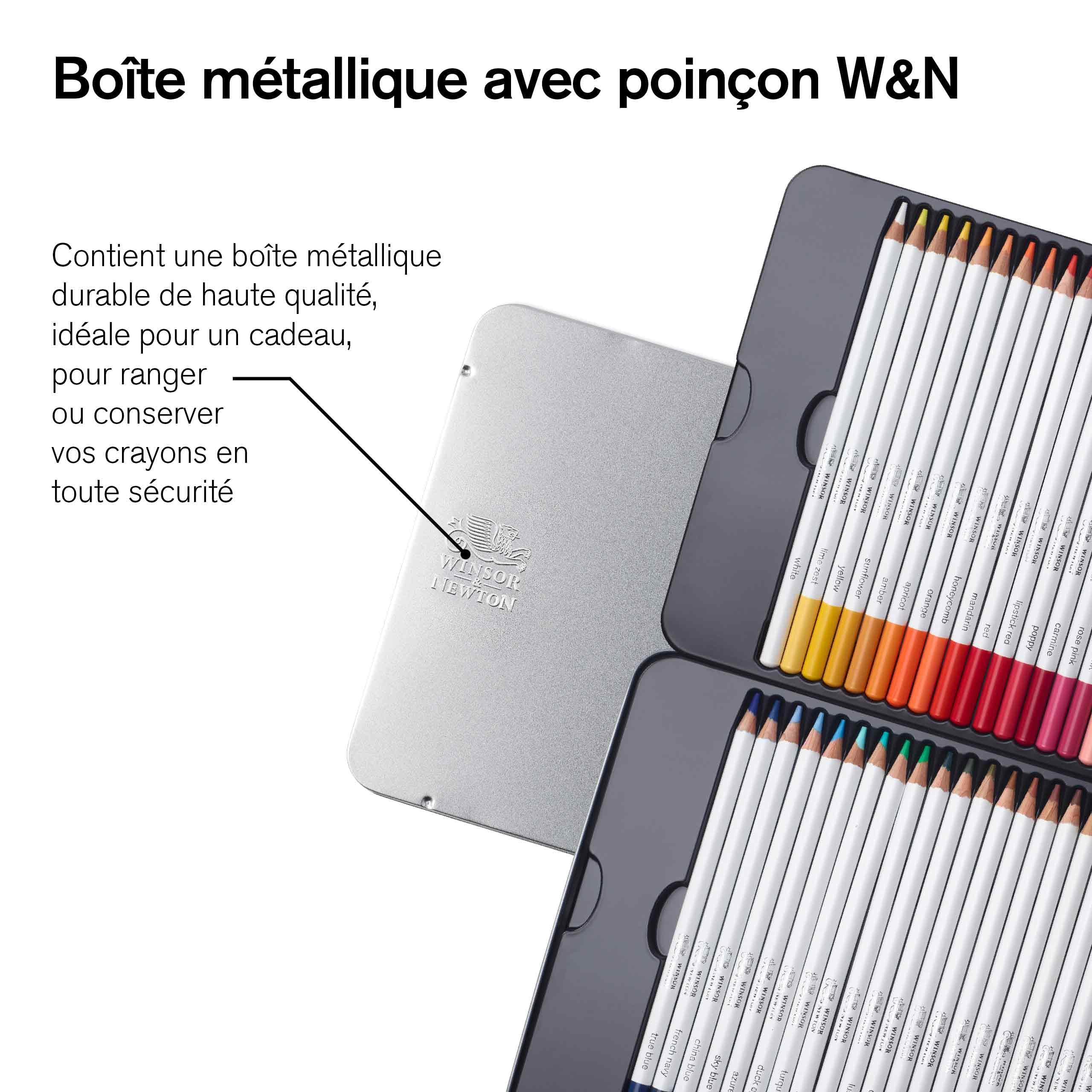Winsor & Newton Studio Collection Crayons Aquarelle X48