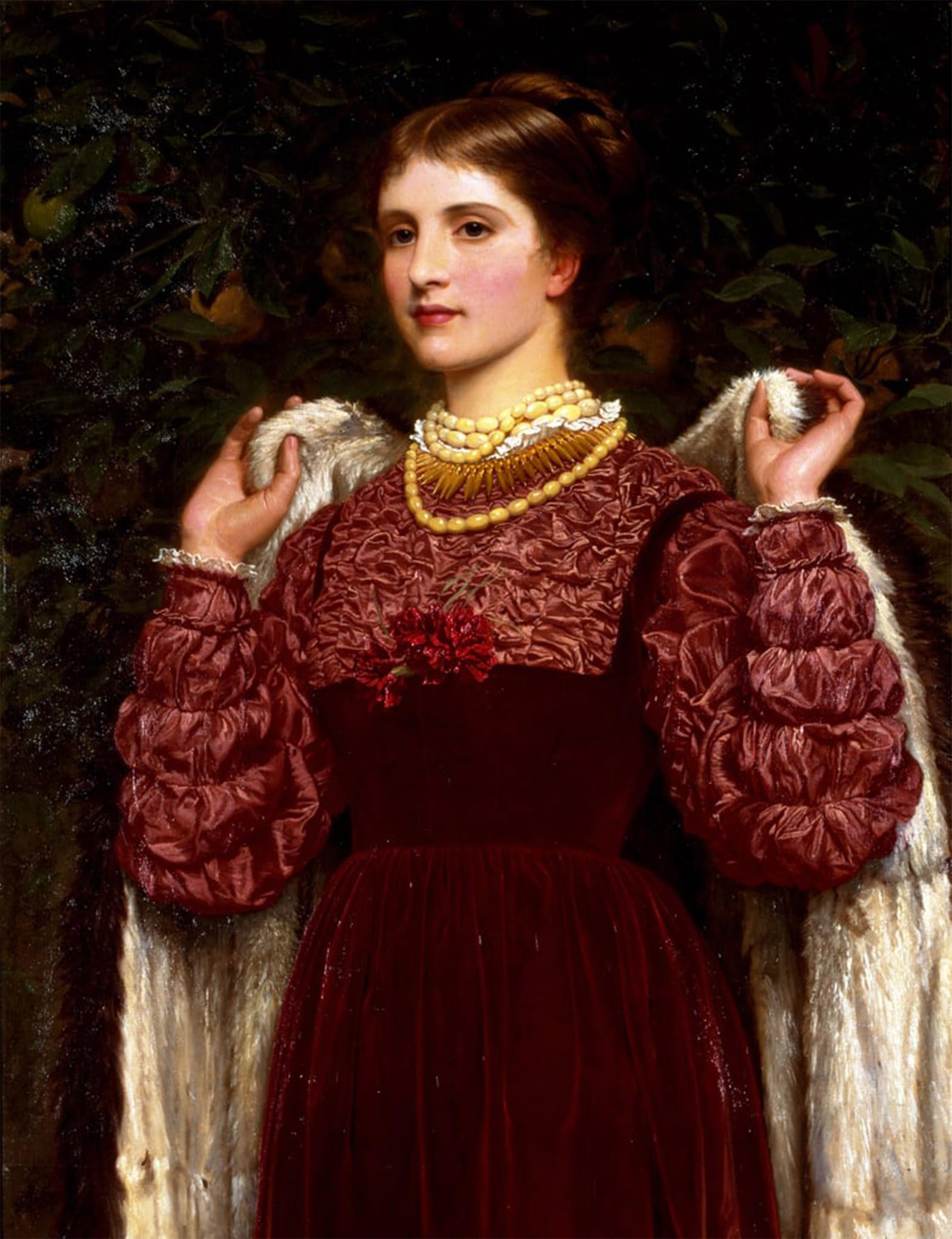 ARTXLXXBN Famous Print Painting Colorful Art Print Dressing Up by Charles Edward Perugini Canvas Art Decorations for Home Decor 60x90cm