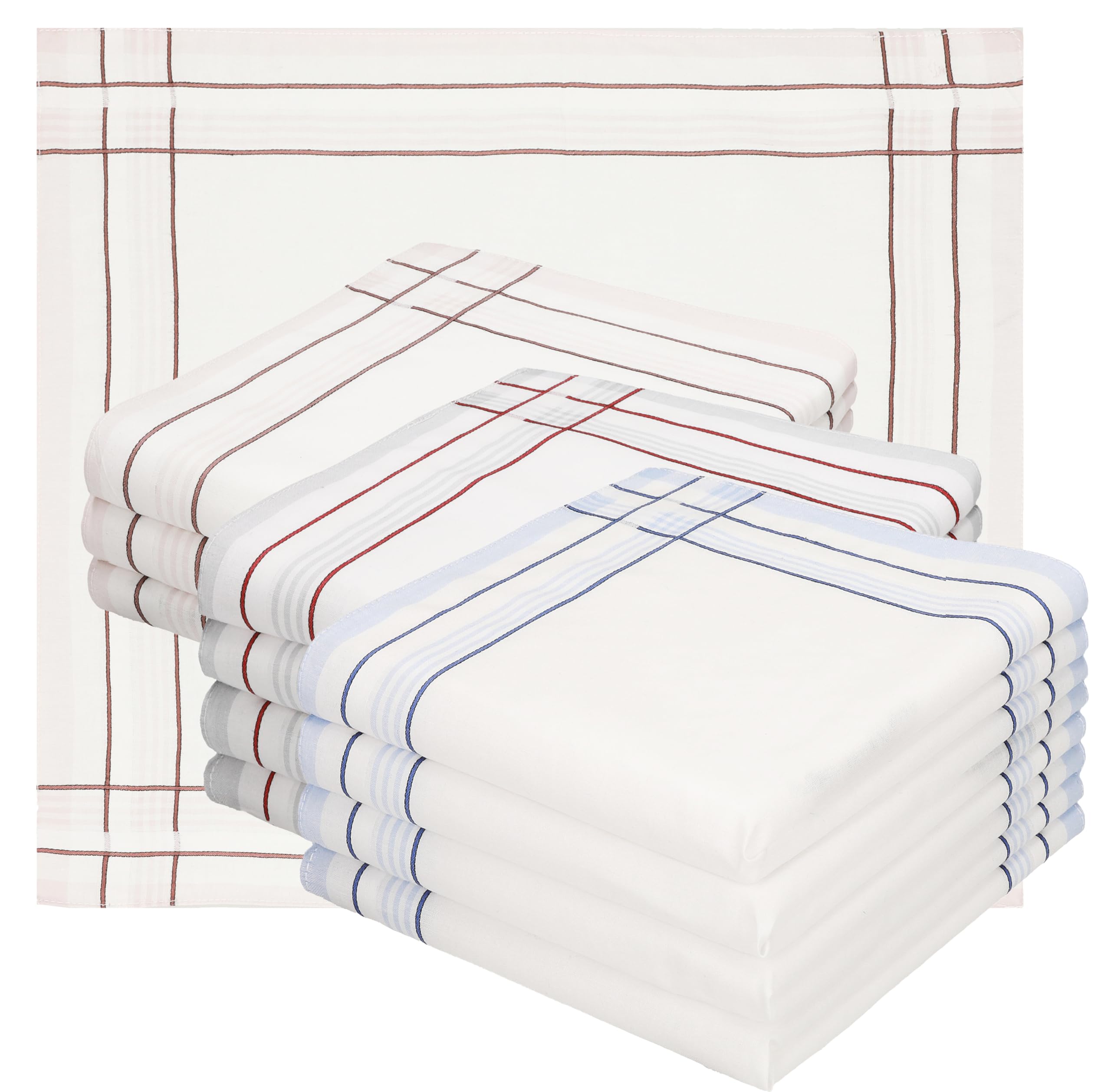 Lot De 4 Mouchoirs En Coton 100% Pour Homme – Doux, Lavables, Emballage Cadeau. Marque Allemande Betz, Qualité - 7