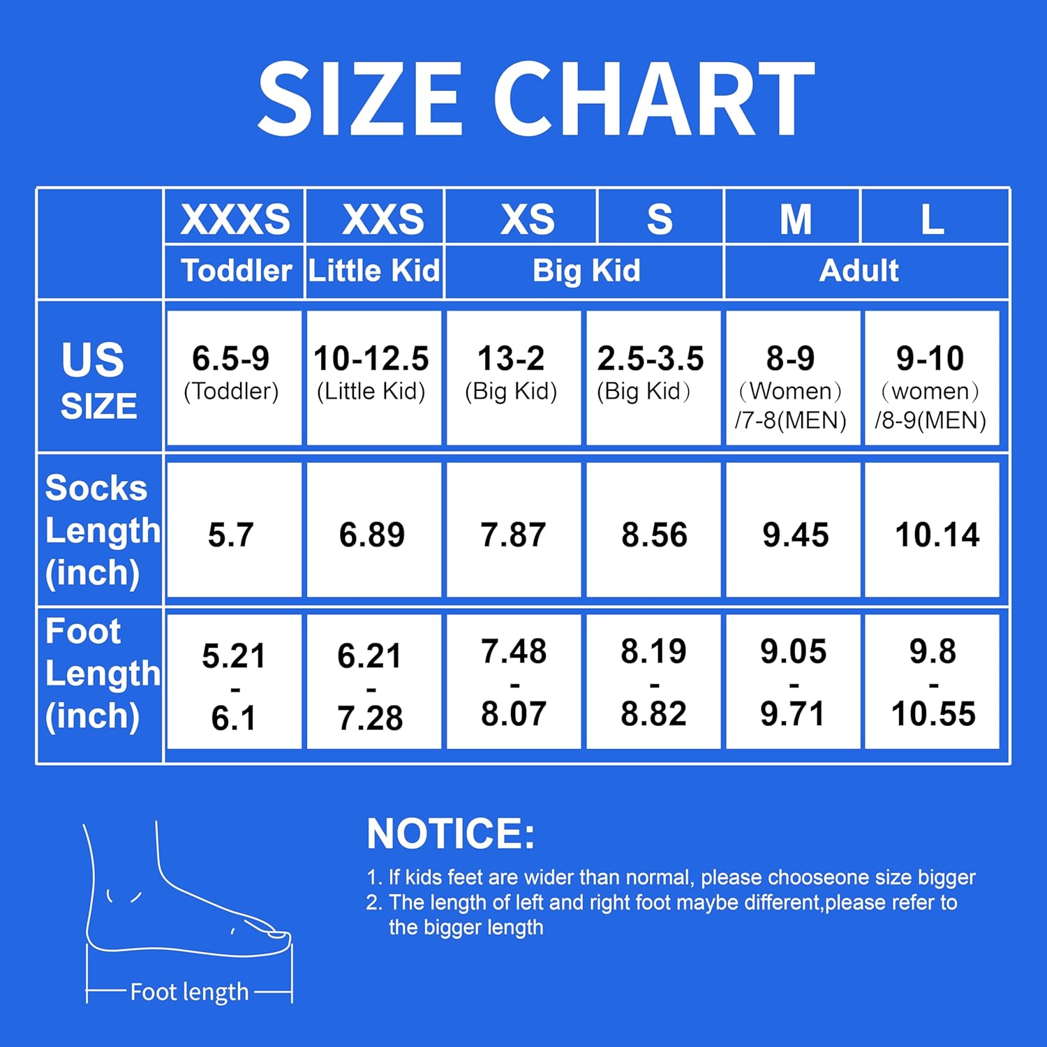 Kids Water Socks, Anti-Slip Quick-Dry Barefoot Beach Sand Neoprene Socks 3mm for Children,Girls,Boys - Image 7